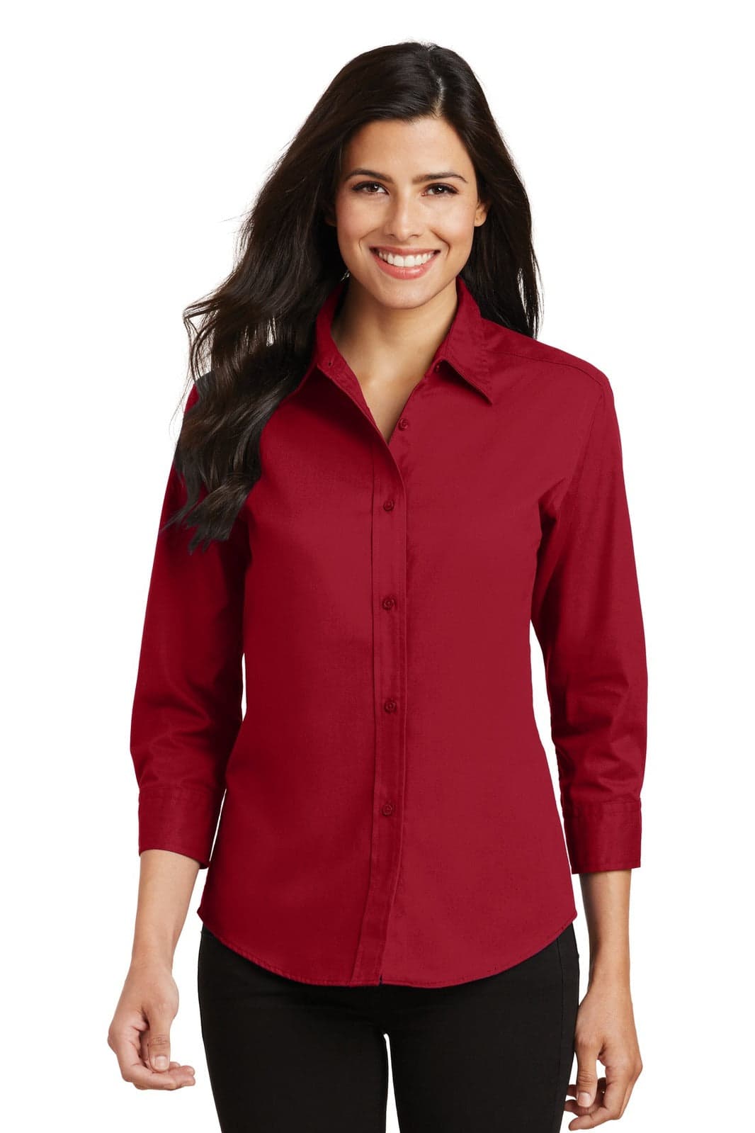 Port Authority Ladies 3/4-Sleeve Easy Care Shirt