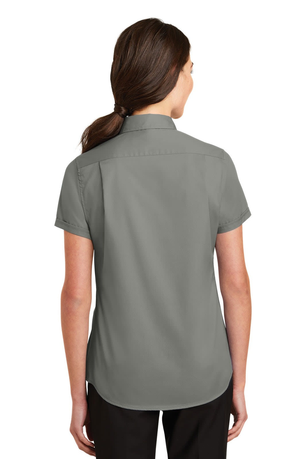 Port Authority Ladies Short Sleeve SuperPro Twill Shirt