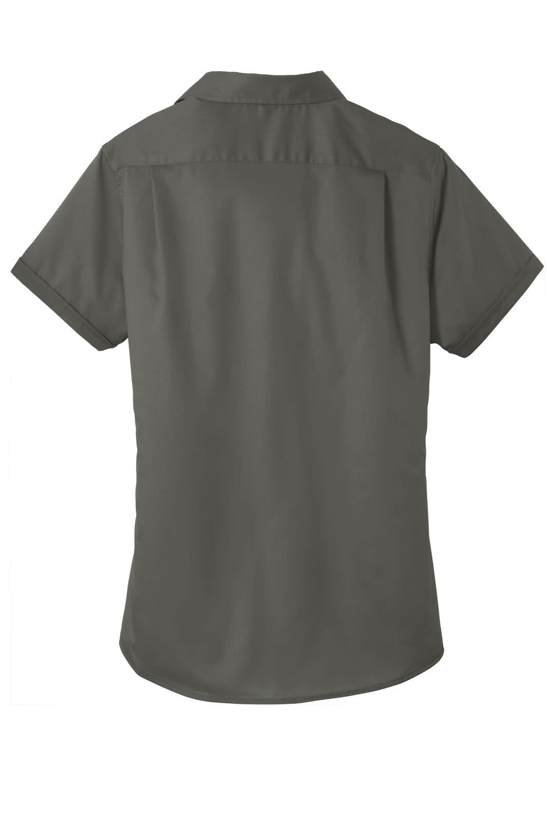 Port Authority Ladies Short Sleeve SuperPro Twill Shirt