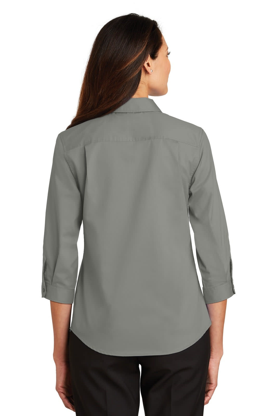 Port Authority Ladies 3/4-Sleeve SuperPro Twill Shirt