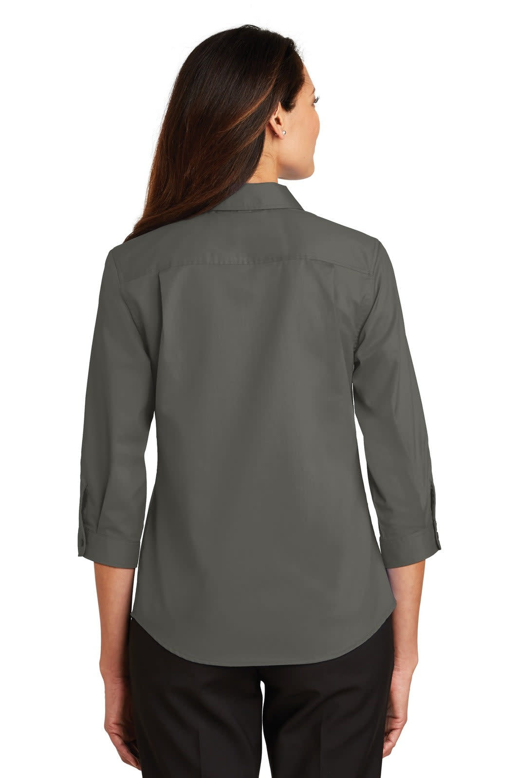 Port Authority Ladies 3/4-Sleeve SuperPro Twill Shirt