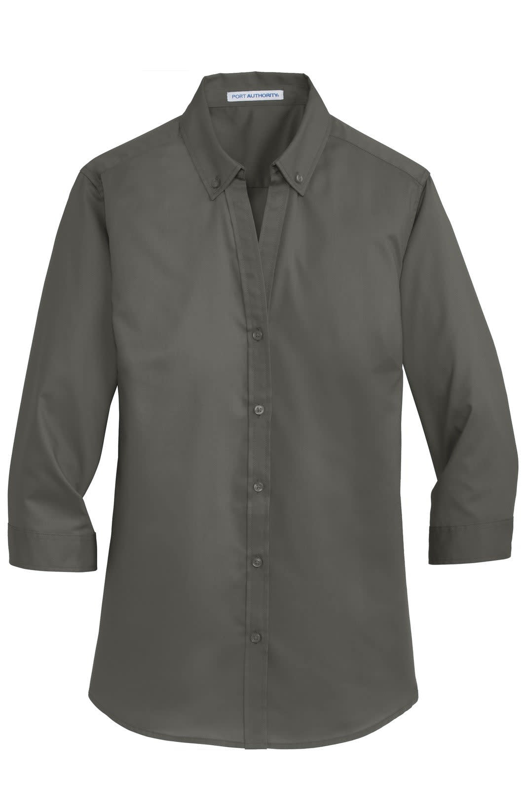 Port Authority Ladies 3/4-Sleeve SuperPro Twill Shirt