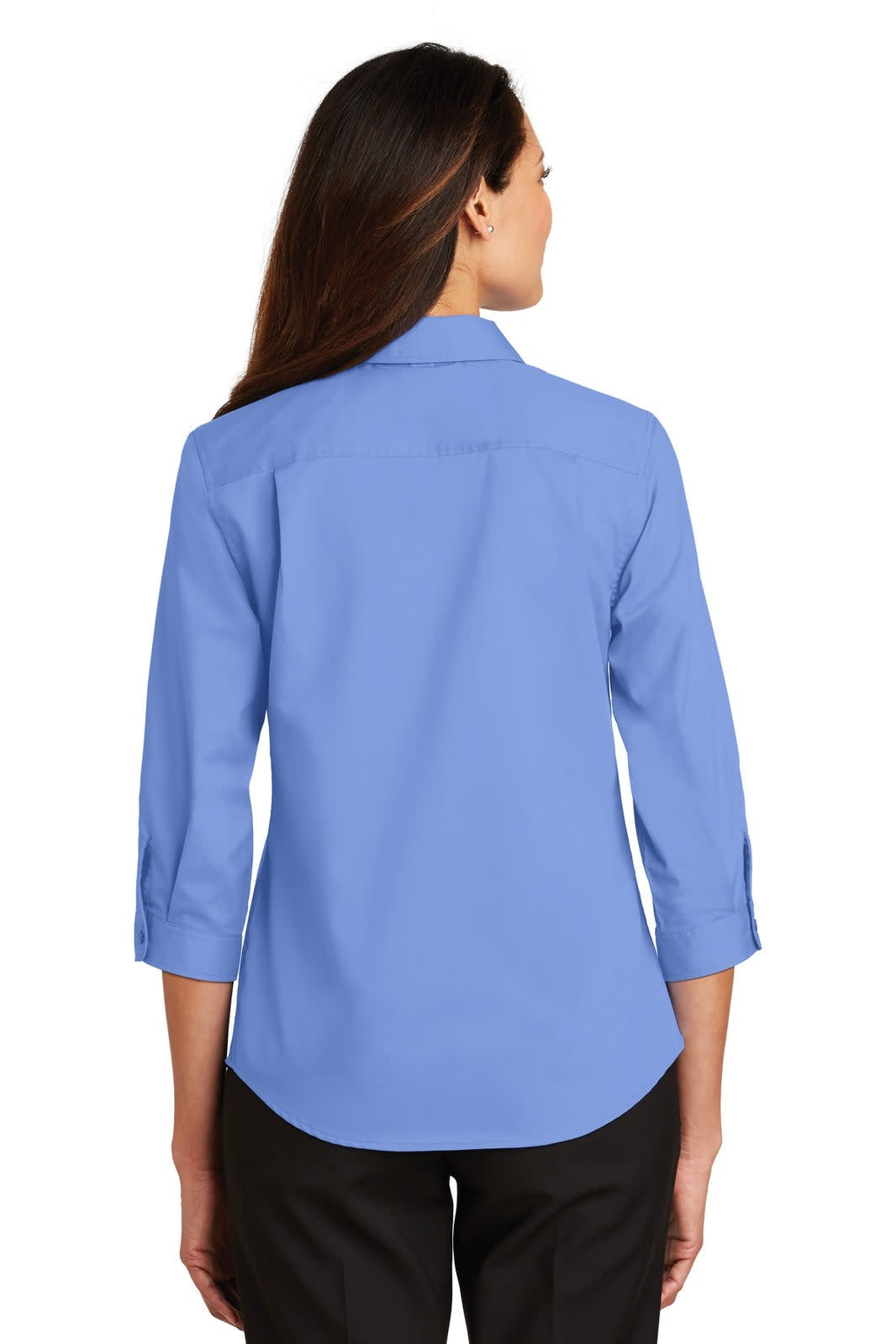 Port Authority Ladies 3/4-Sleeve SuperPro Twill Shirt