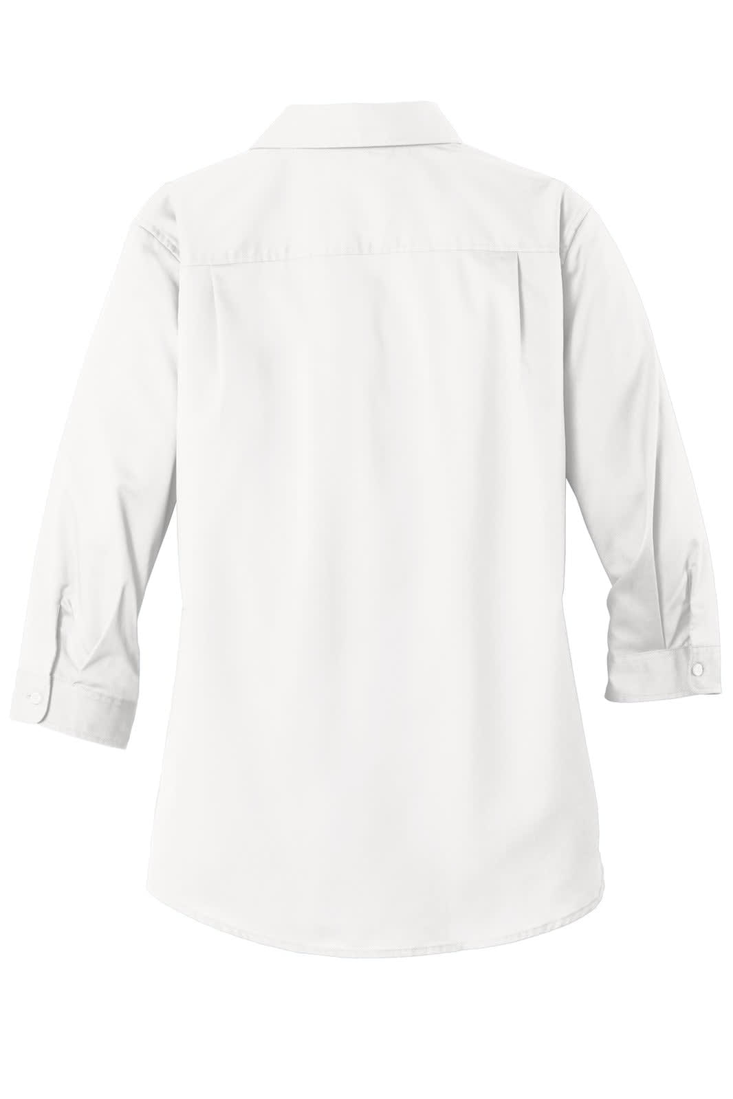 Port Authority Ladies 3/4-Sleeve SuperPro Twill Shirt