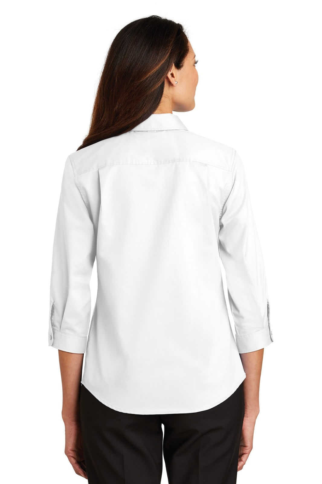 Port Authority Ladies 3/4-Sleeve SuperPro Twill Shirt