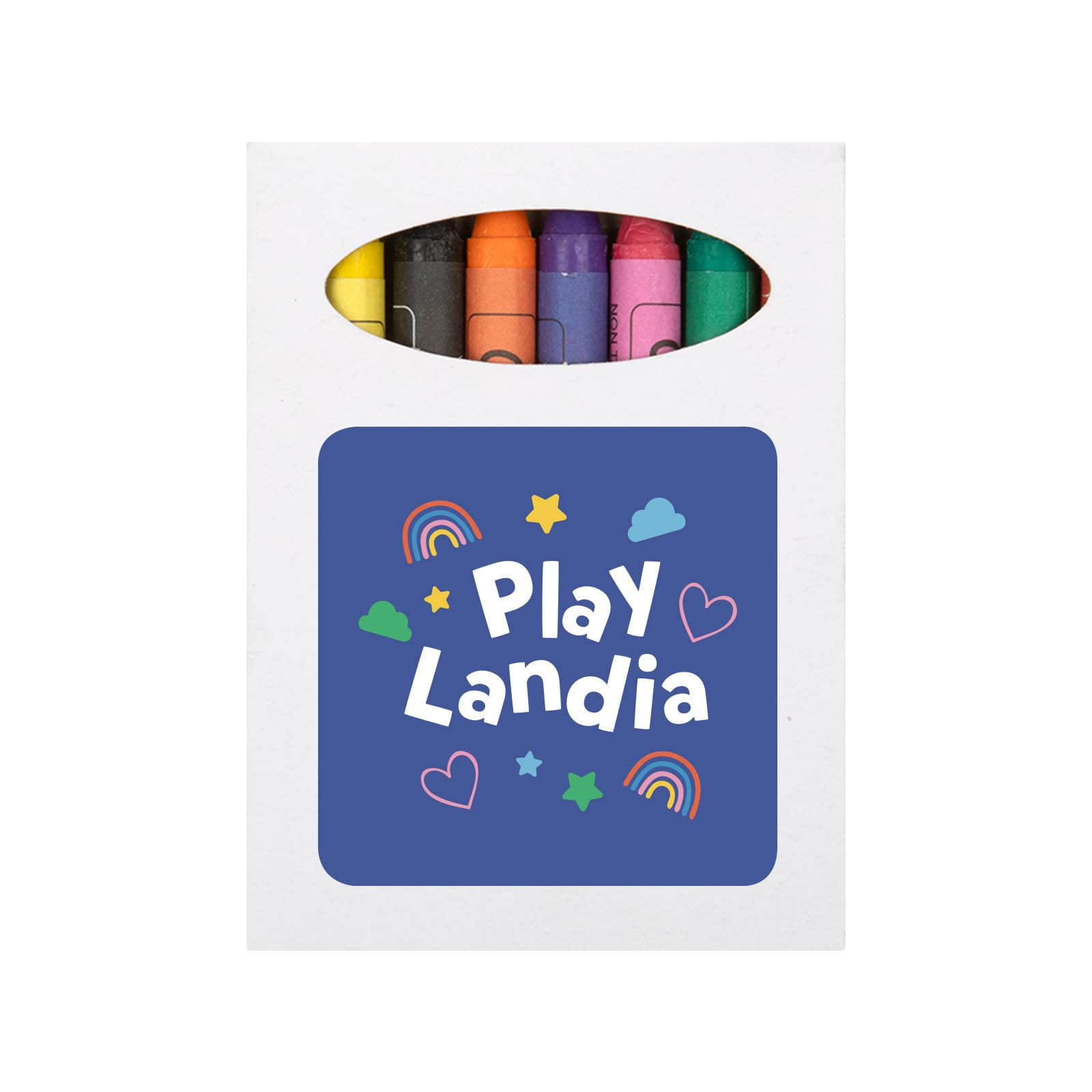 Colouring Long Handle Cotton Bag & Crayons