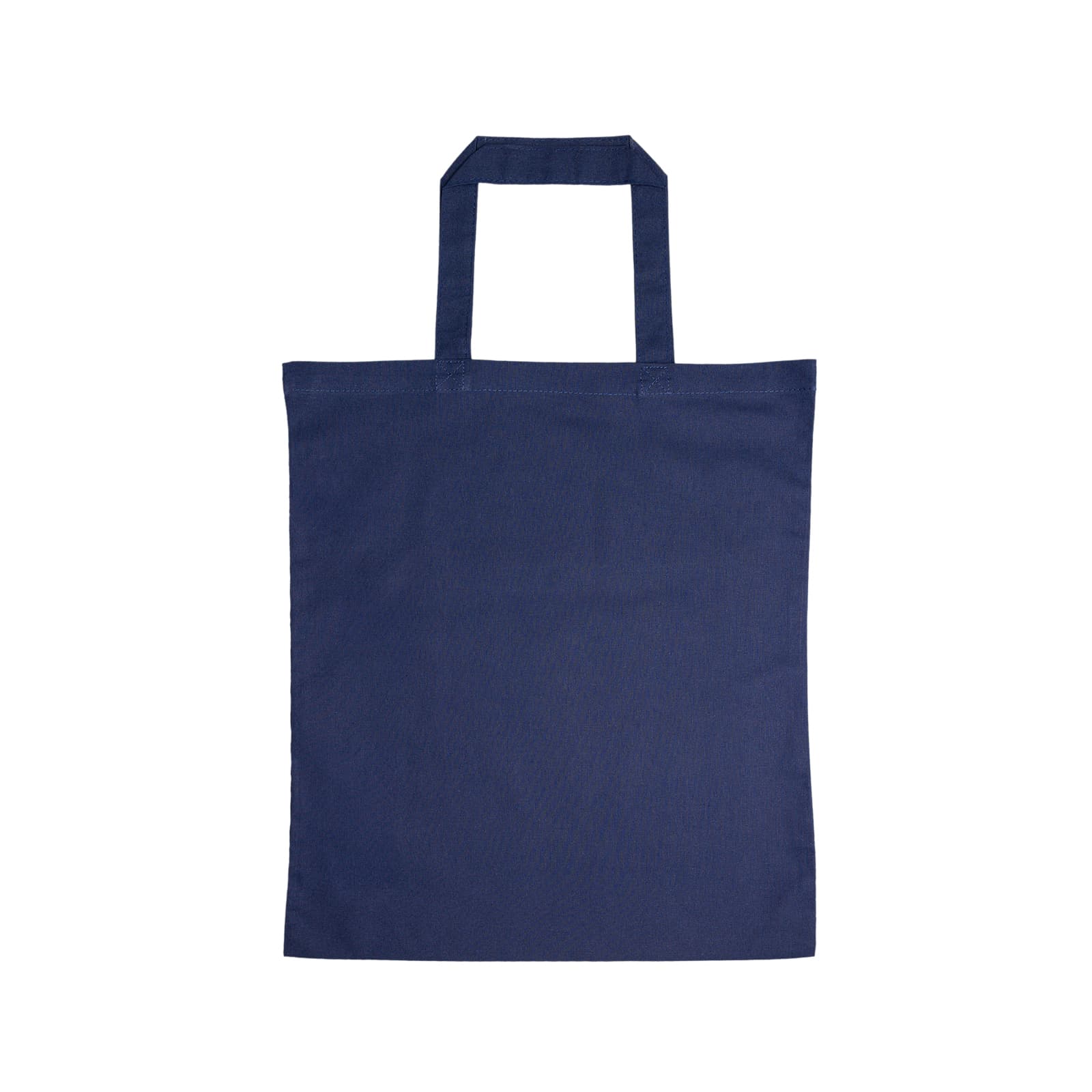 Coloured Cotton Short Handle Tote Bag