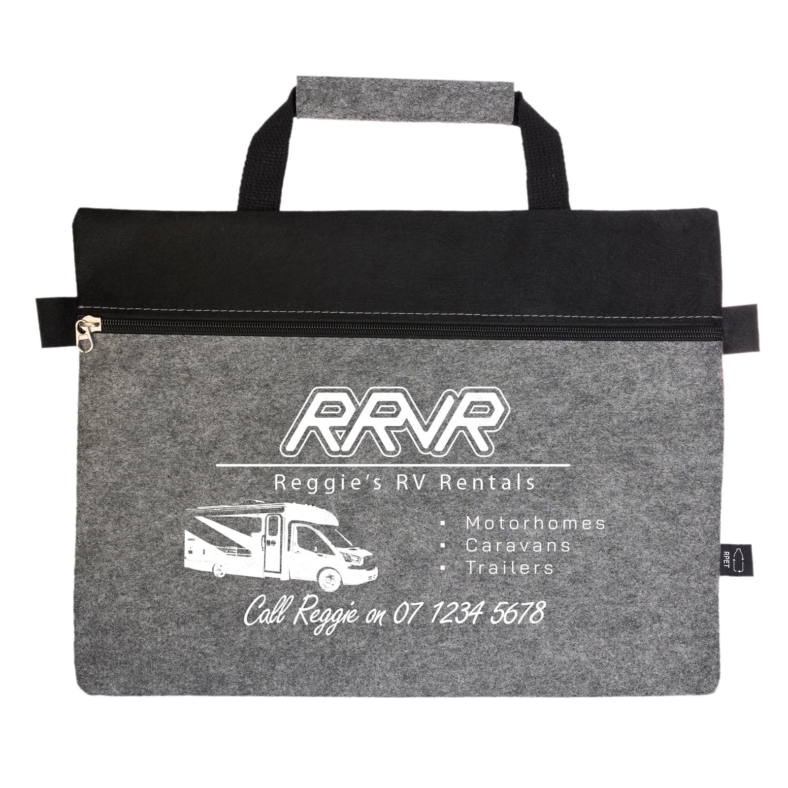 Montana RPET Felt Satchel