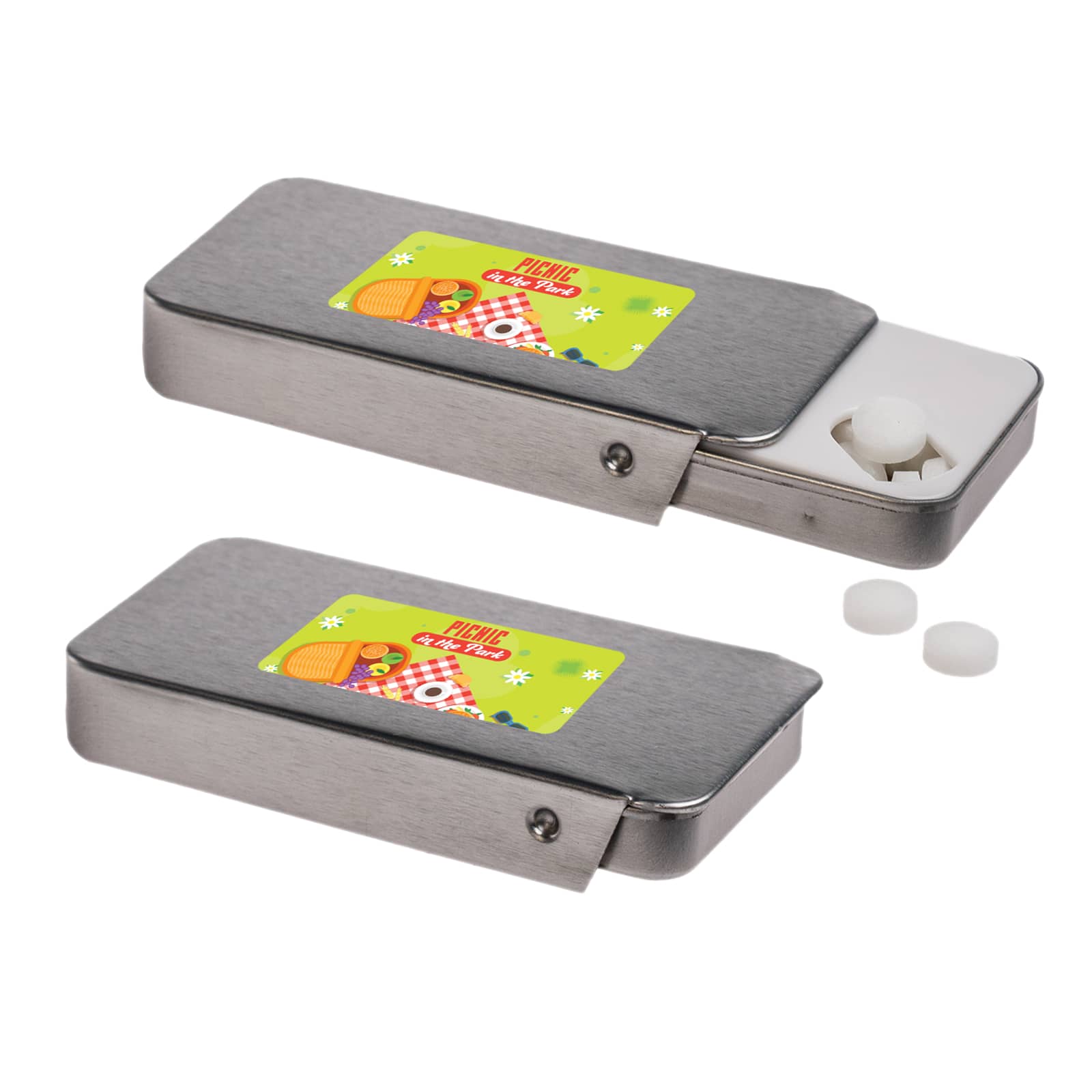 Sugar Free Breath Mints in Slider Tin