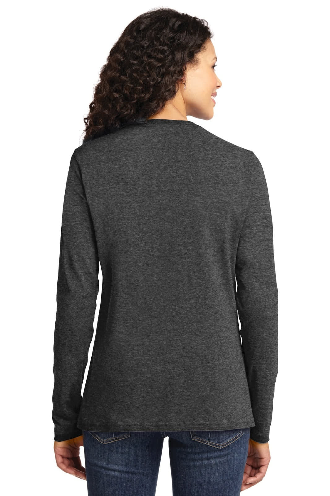 Port & Company Ladies Long Sleeve Core Cotton Tee