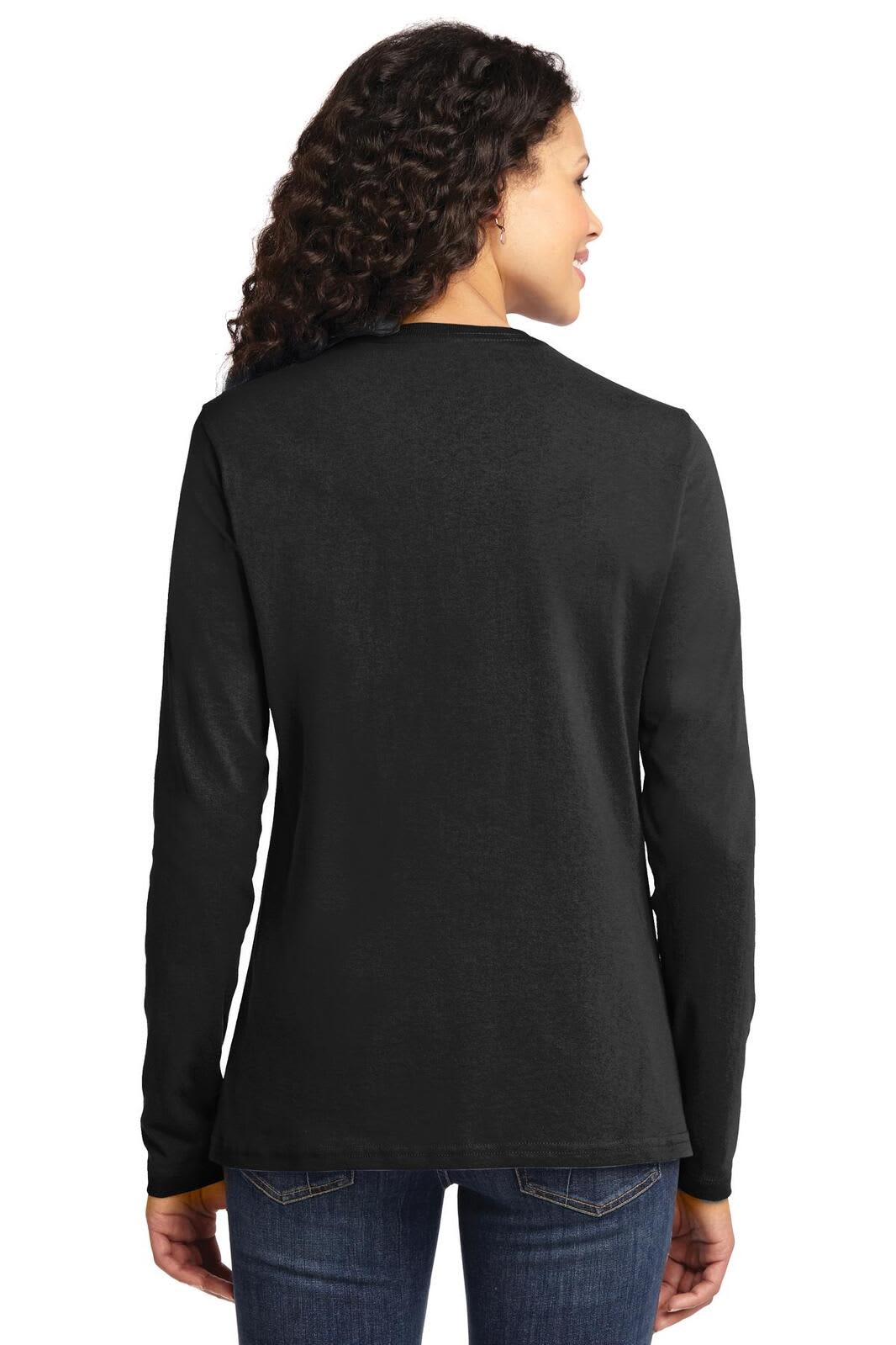Port & Company Ladies Long Sleeve Core Cotton Tee