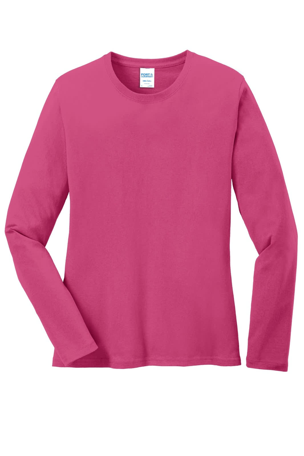 Port & Company Ladies Long Sleeve Core Cotton Tee