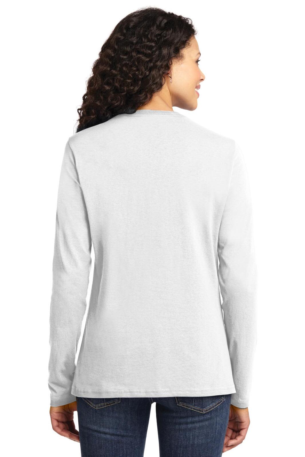 Port & Company Ladies Long Sleeve Core Cotton Tee