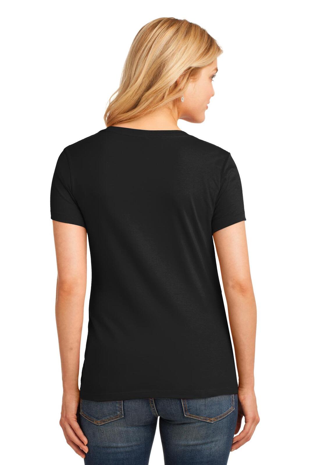 Port & Company Ladies Core Cotton V-Neck Tee