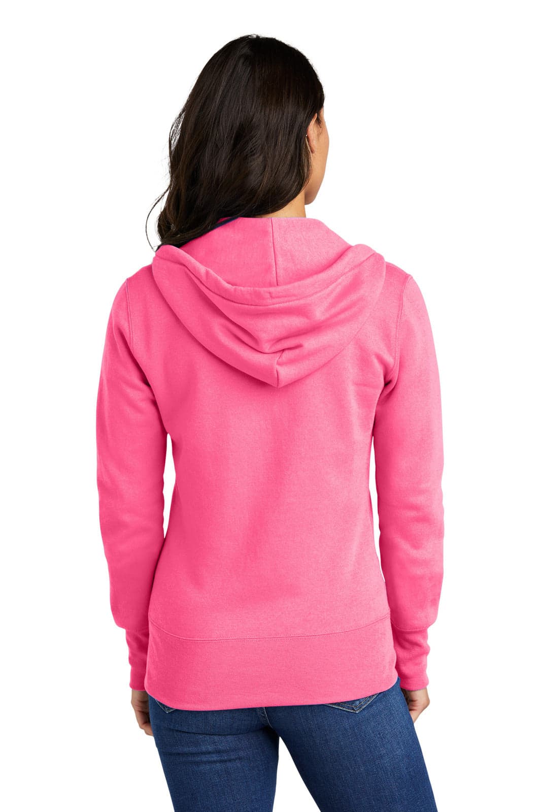 Port & Company Ladies Core Fleece Full-Zip Hooded Sweatshirt