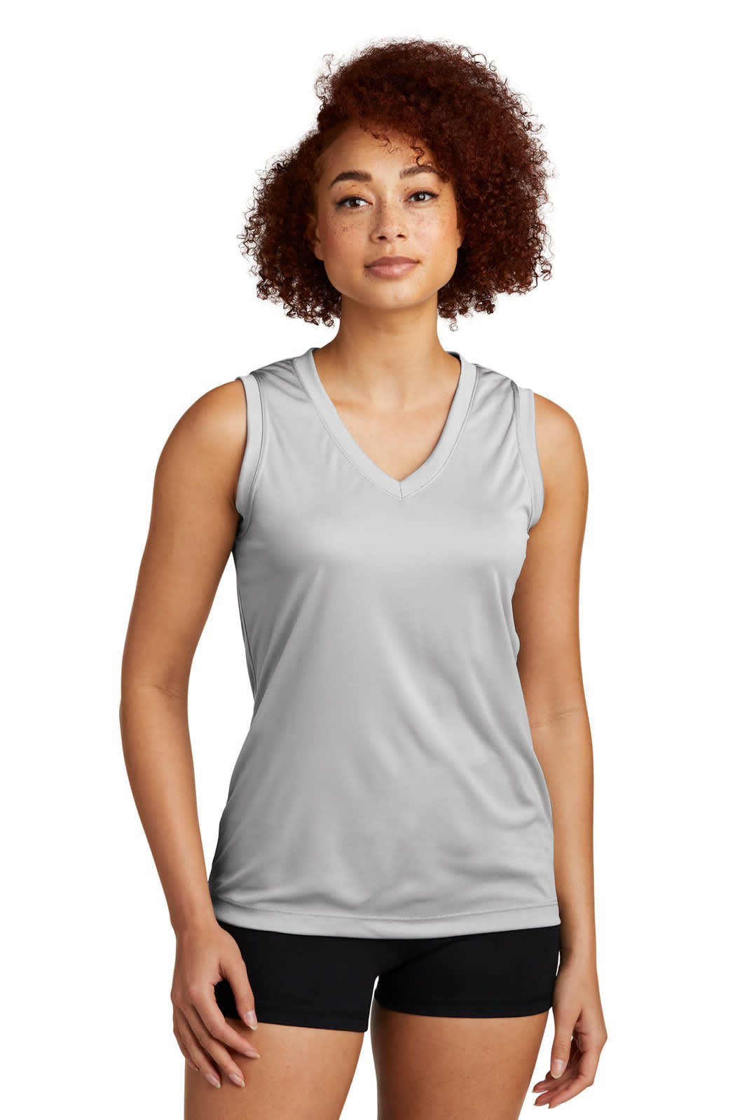 Sport-Tek Ladies Sleeveless PosiCharge Competitor V-Neck Tee