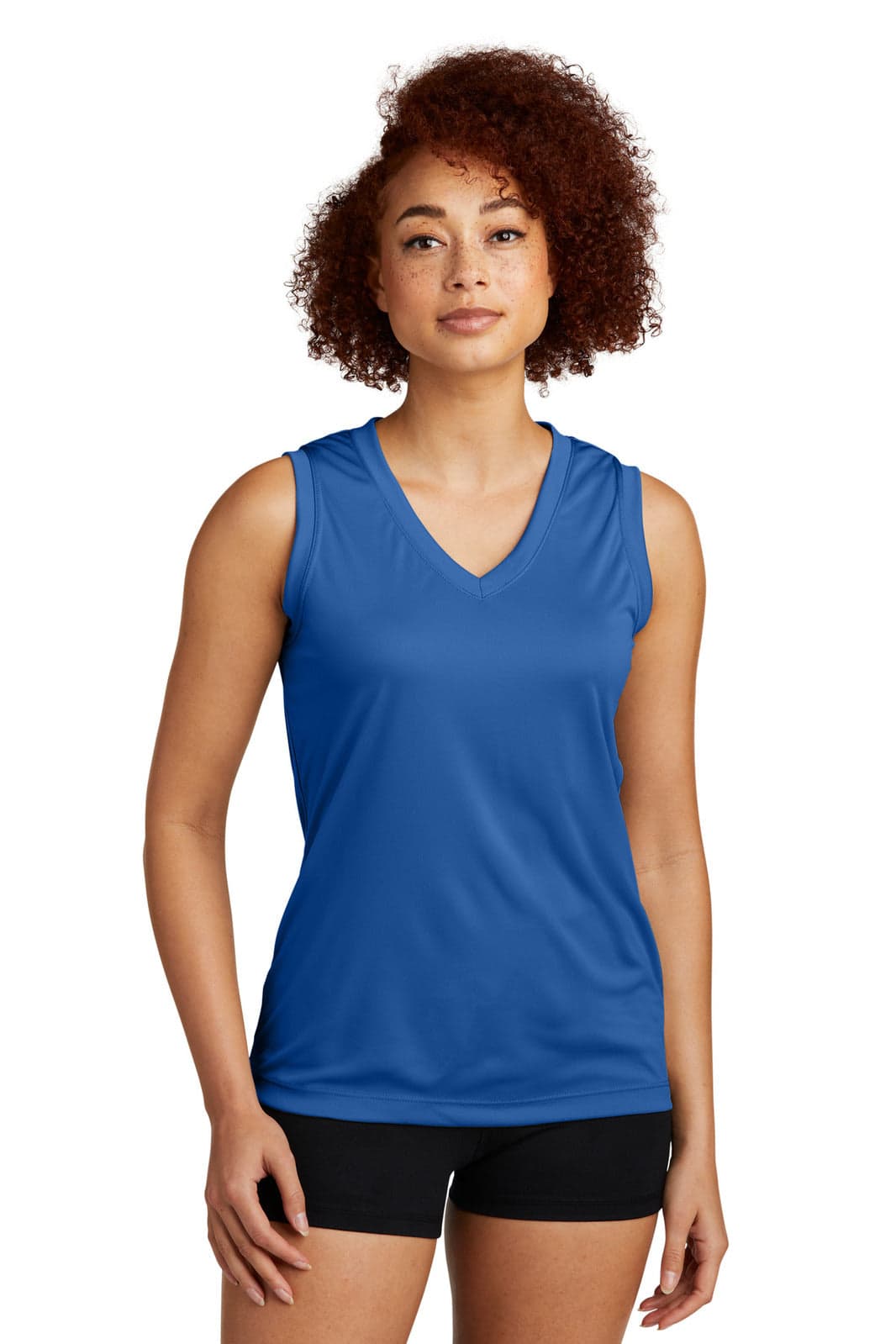 Sport-Tek Ladies Sleeveless PosiCharge Competitor V-Neck Tee