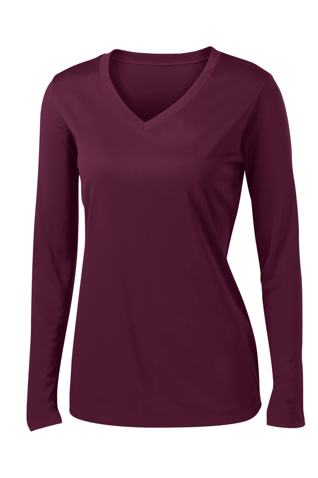 Sport-Tek Ladies Long Sleeve PosiCharge Competitor V-Neck Tee