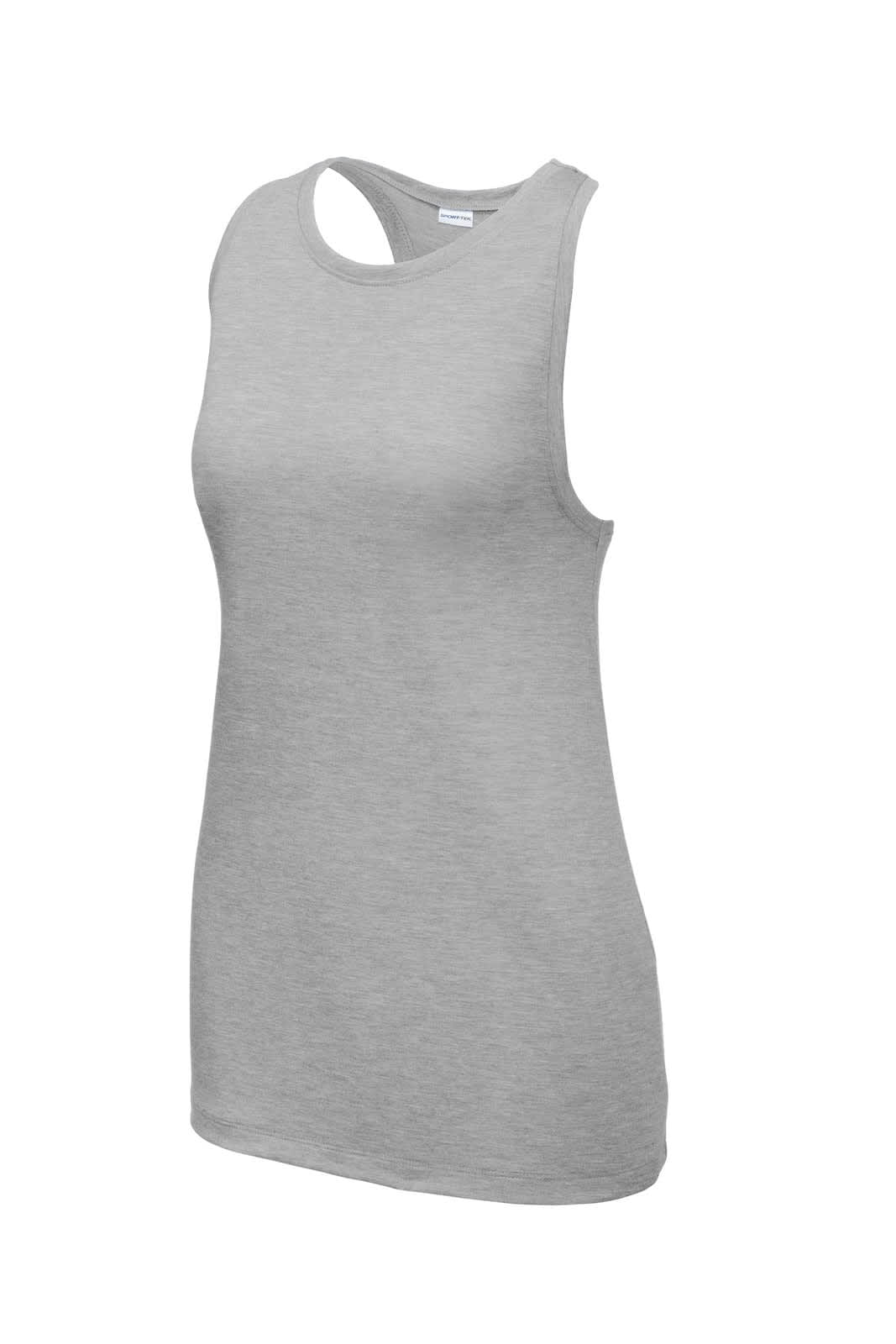 Sport-Tek Ladies PosiCharge Tri-Blend Wicking Tank