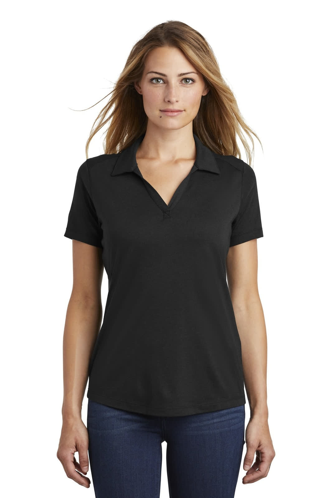 Sport-Tek Ladies PosiCharge Tri-Blend Wicking Polo