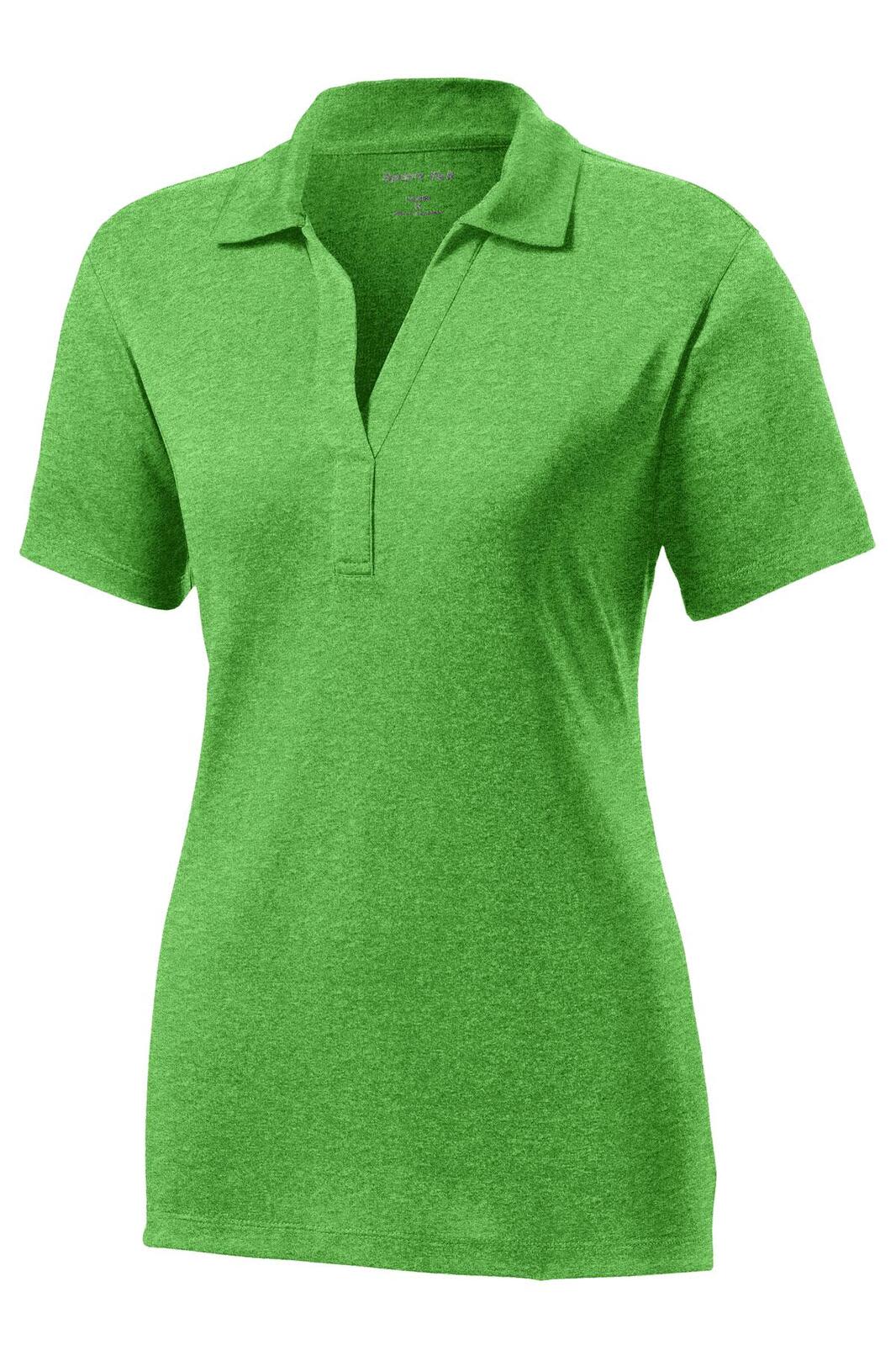 Sport-Tek Ladies Heather Contender Polo