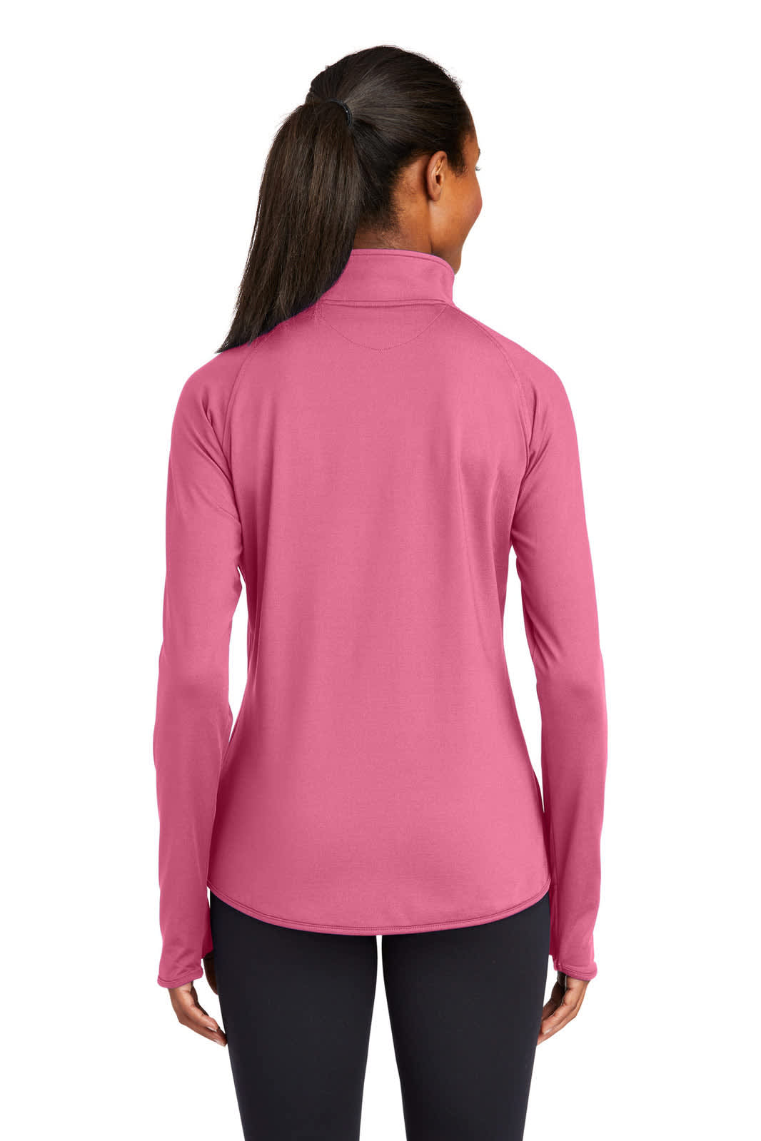 Sport-Tek Ladies Sport-Wick Stretch 1/2-Zip Pullover