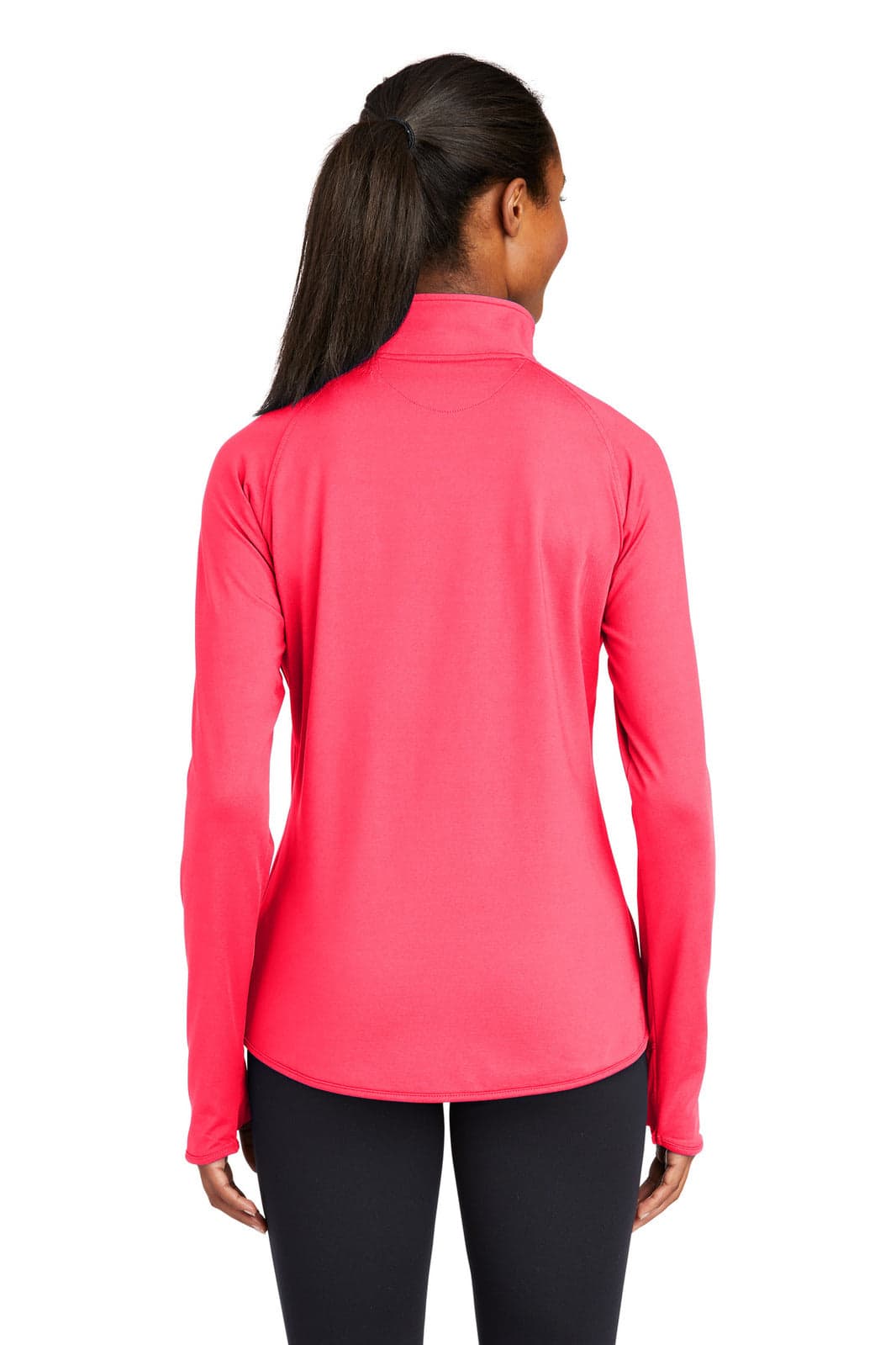 Sport-Tek Ladies Sport-Wick Stretch 1/2-Zip Pullover