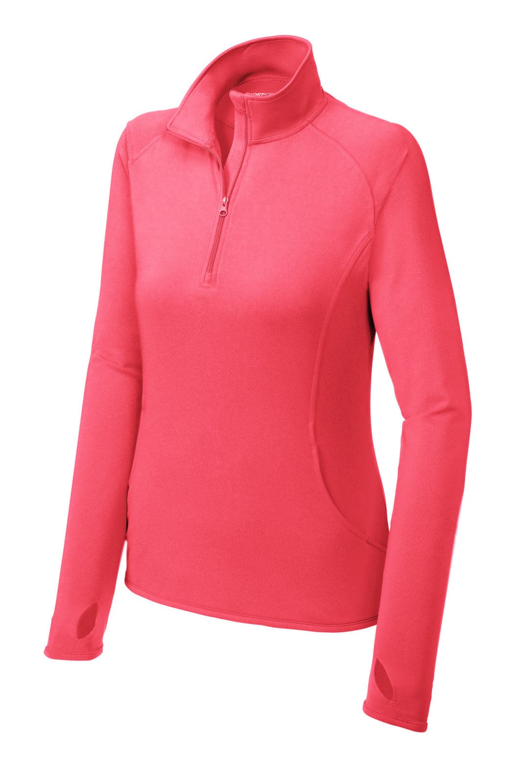 Sport-Tek Ladies Sport-Wick Stretch 1/2-Zip Pullover