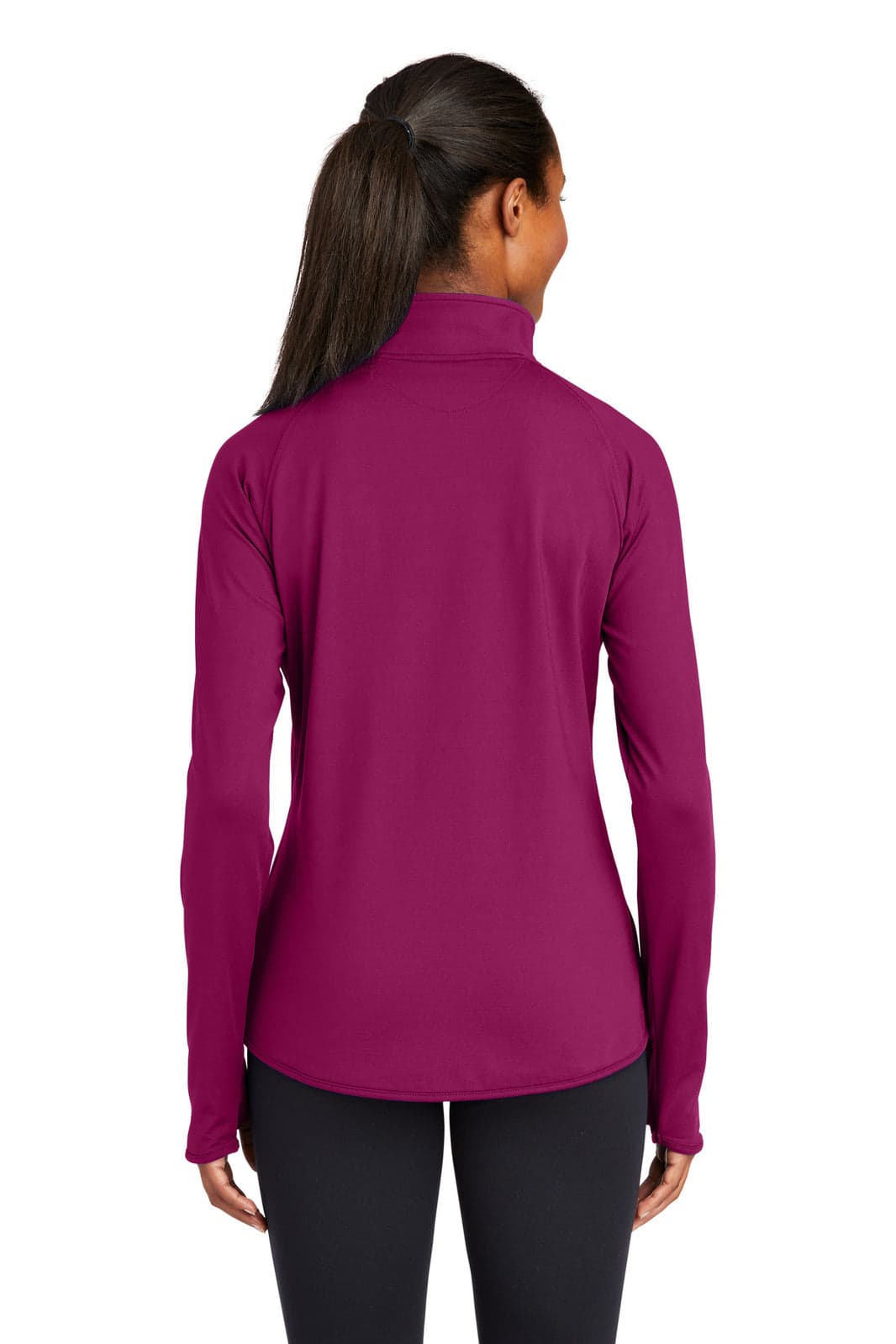 Sport-Tek Ladies Sport-Wick Stretch 1/2-Zip Pullover