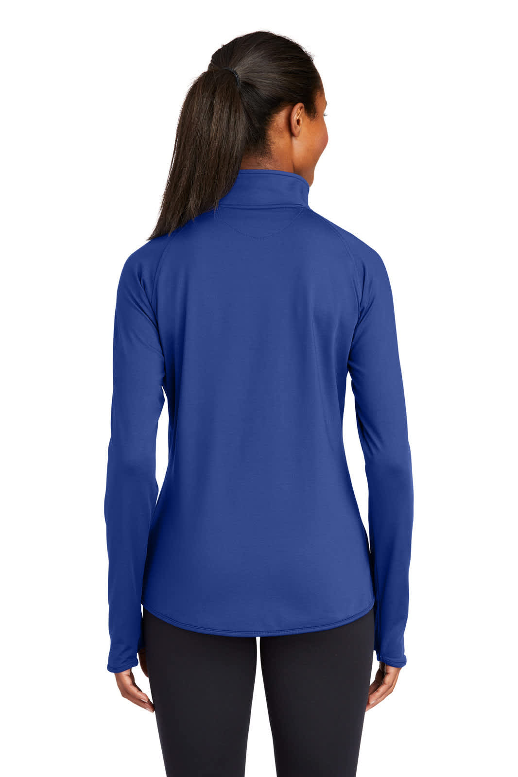 Sport-Tek Ladies Sport-Wick Stretch 1/2-Zip Pullover