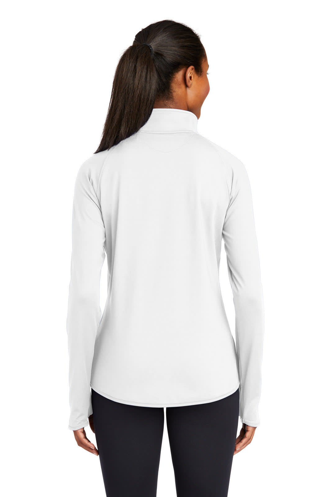 Sport-Tek Ladies Sport-Wick Stretch 1/2-Zip Pullover