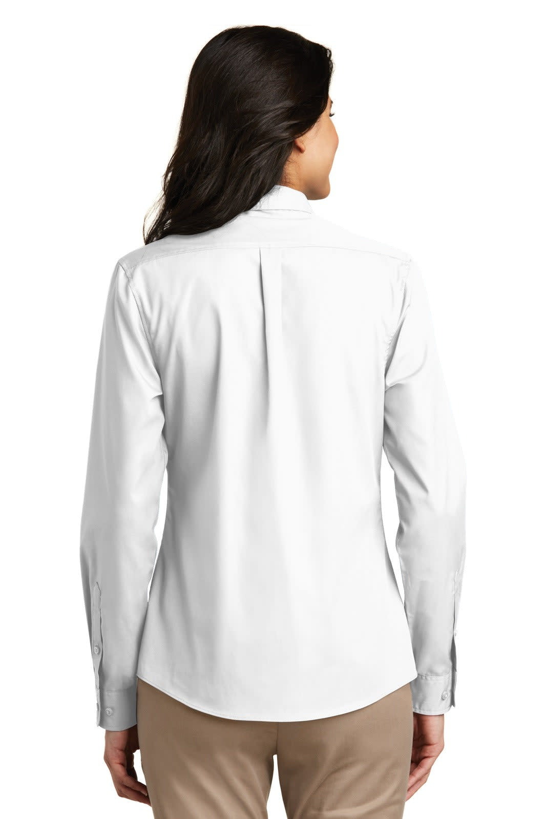 Port Authority Ladies Long Sleeve Carefree Poplin Shirt