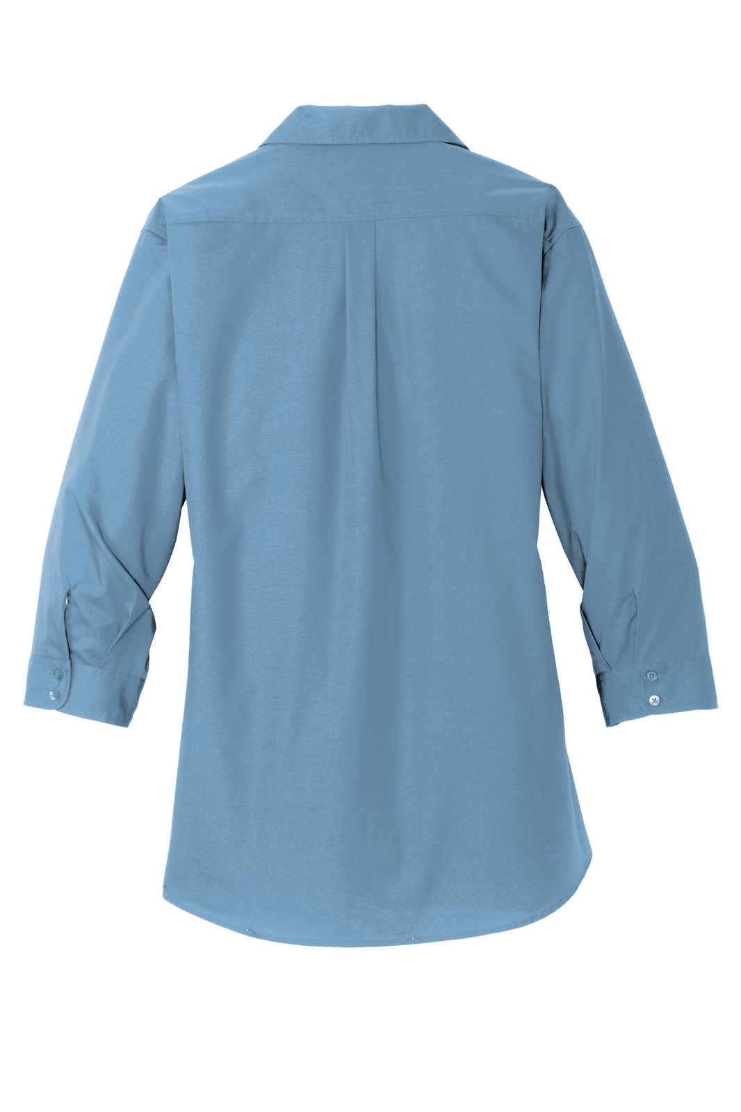 Port Authority Ladies 3/4-Sleeve Carefree Poplin Shirt