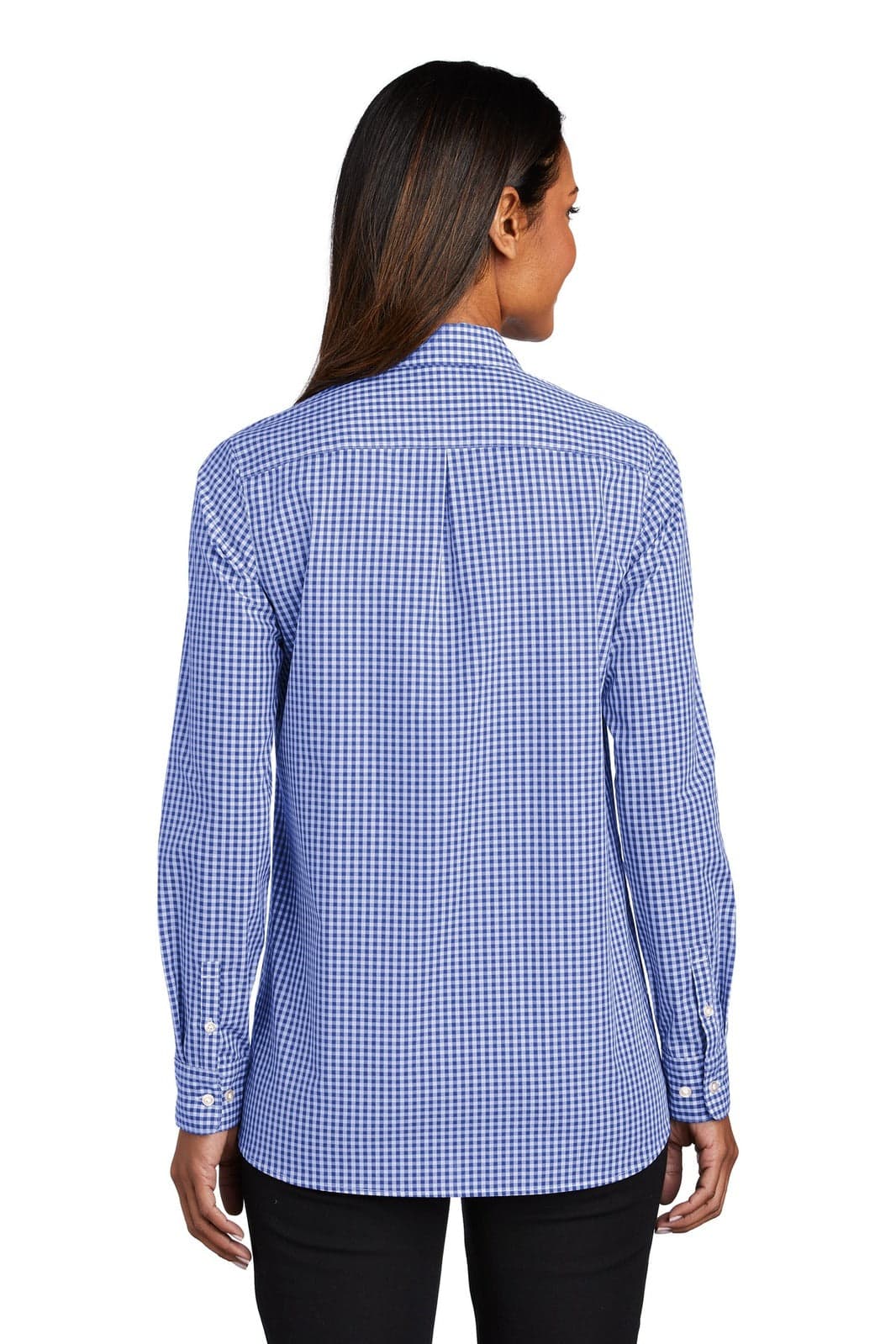 Port Authority Ladies Broadcloth Gingham Easy Care Shirt