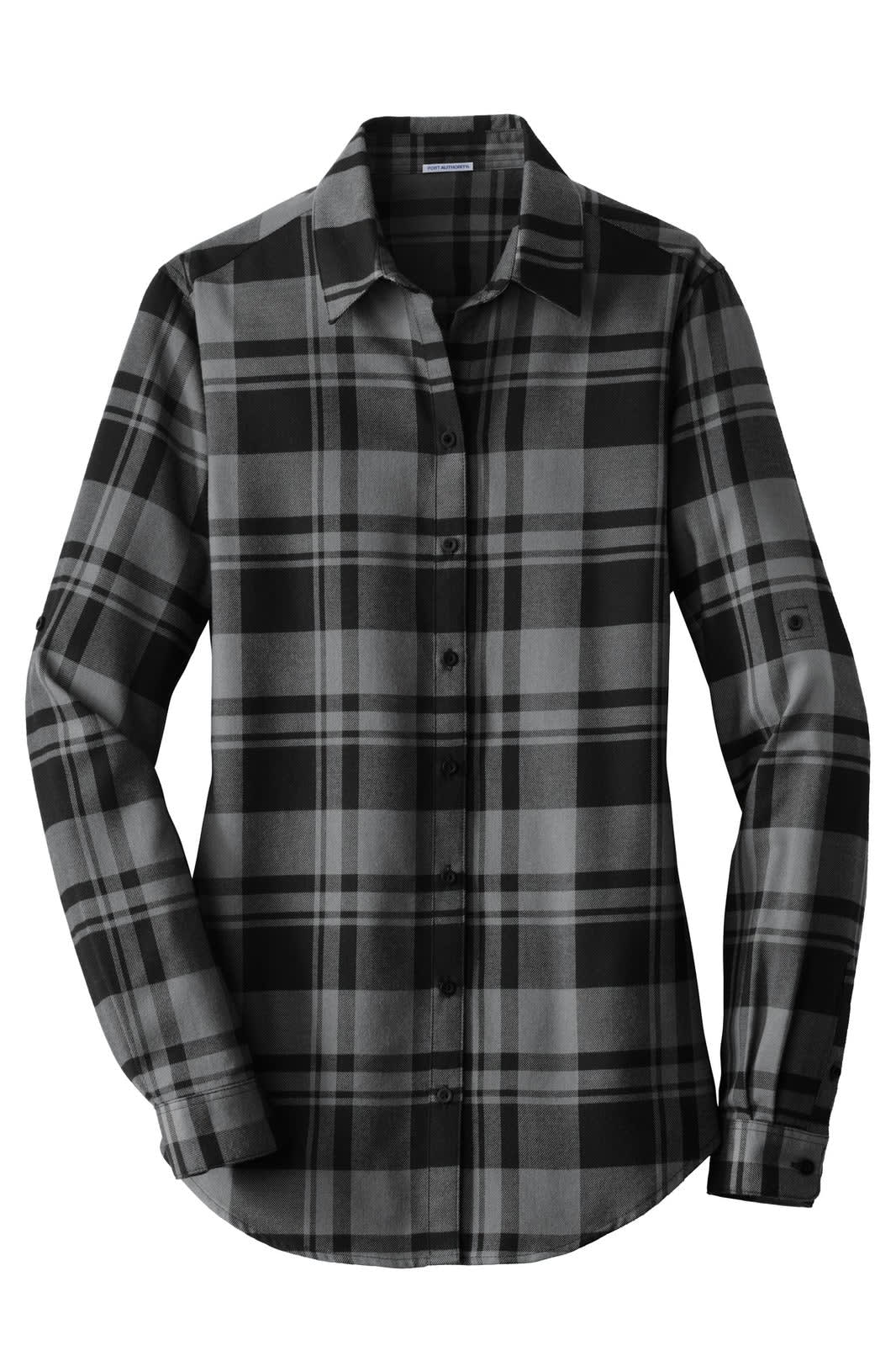 Port Authority Ladies Plaid Flannel Tunic