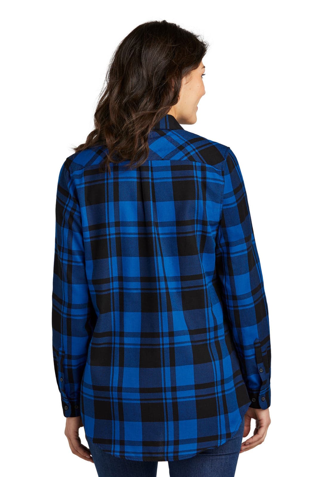 Port Authority Ladies Plaid Flannel Tunic