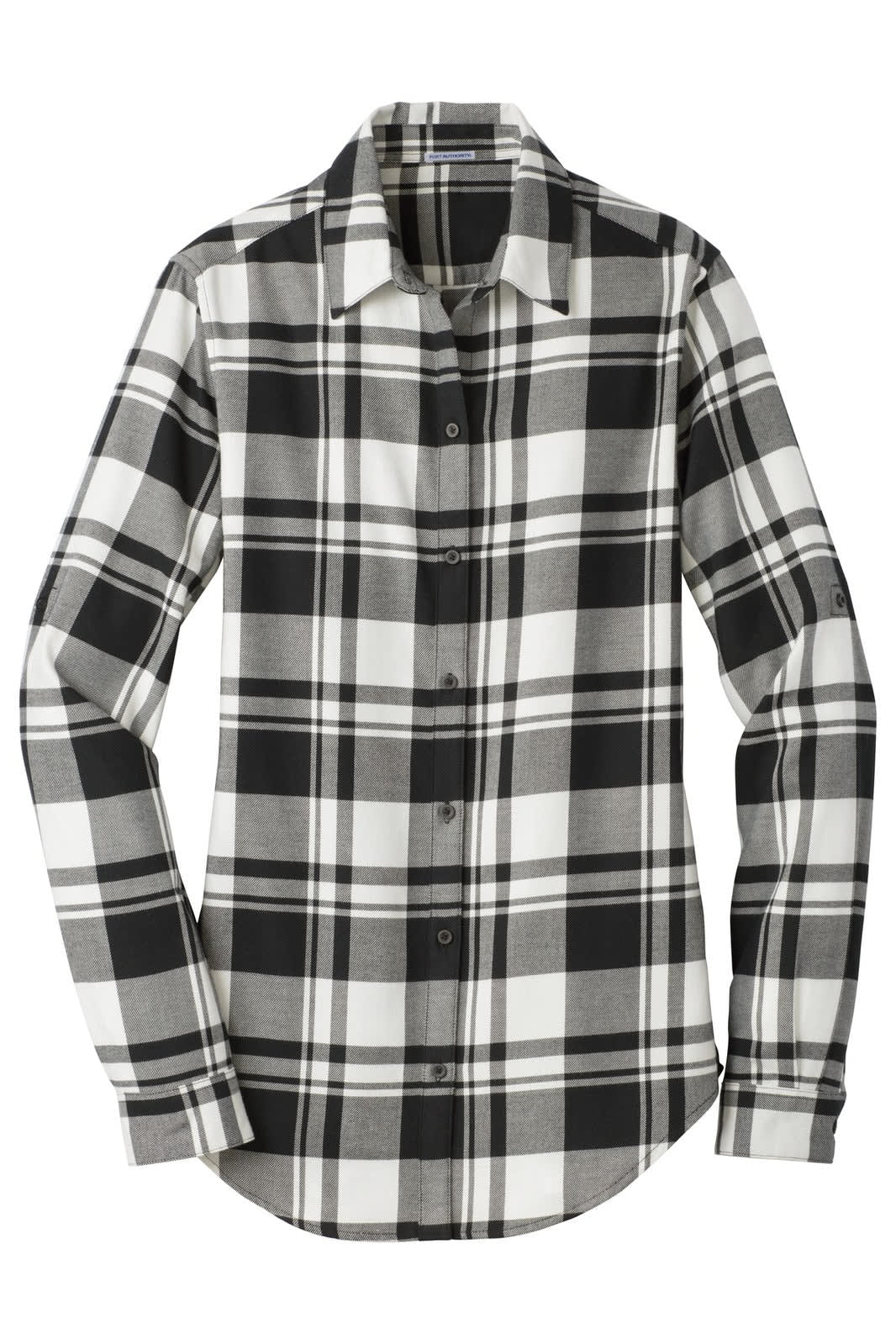 Port Authority Ladies Plaid Flannel Tunic