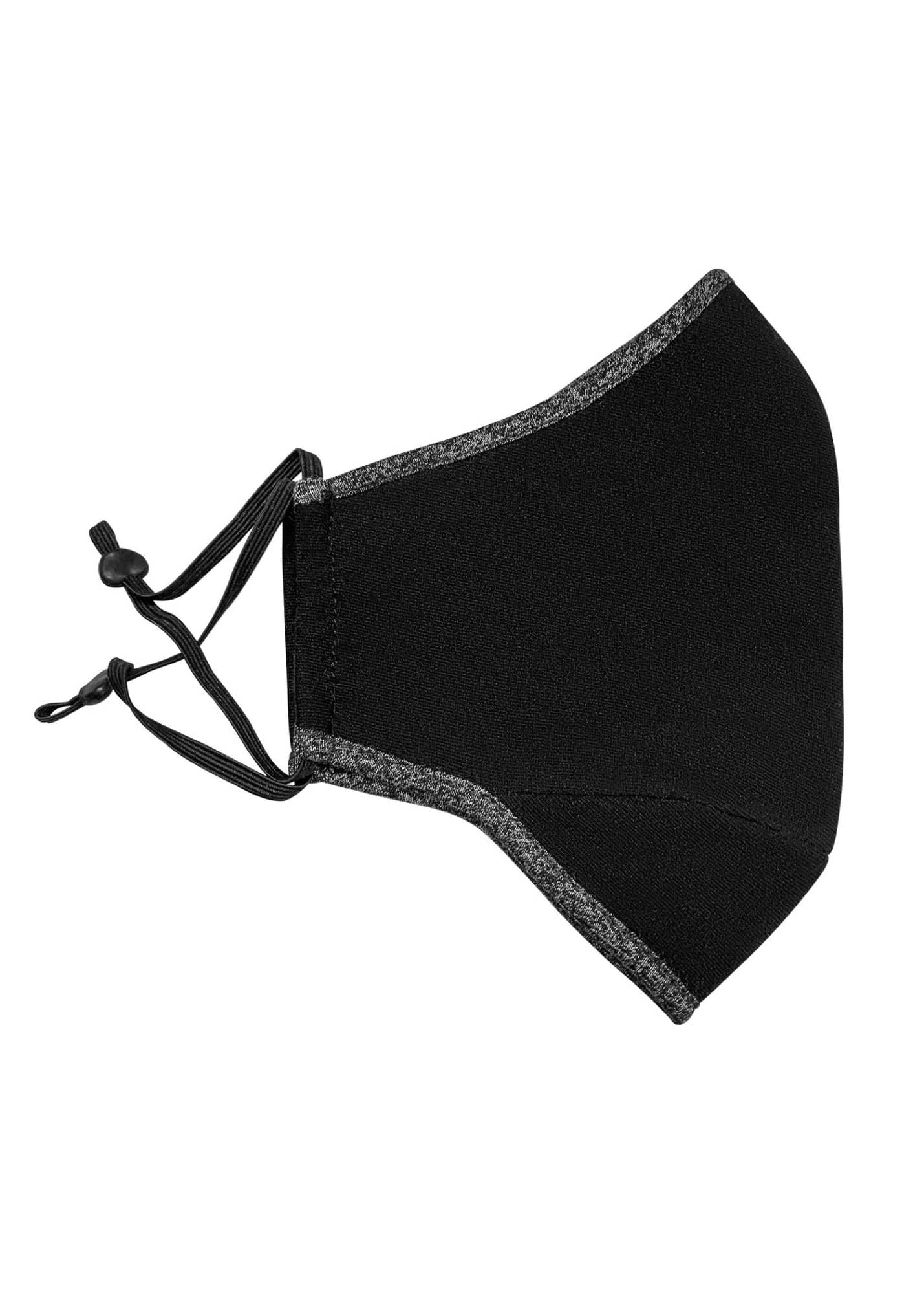 Contrast One Piece Cotton Face Masks With Adjustable toggle