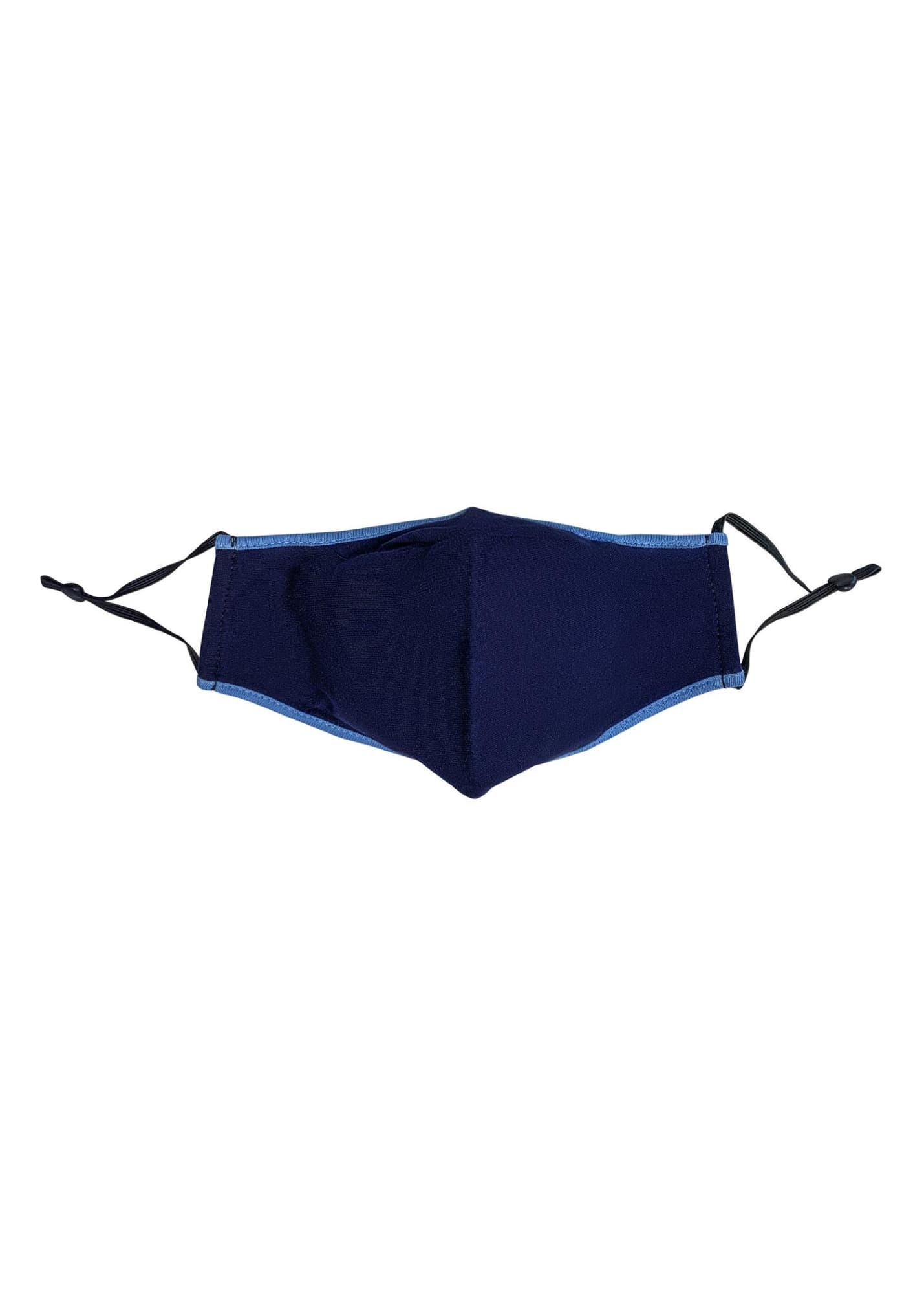 Contrast One Piece Cotton Face Masks With Adjustable toggle