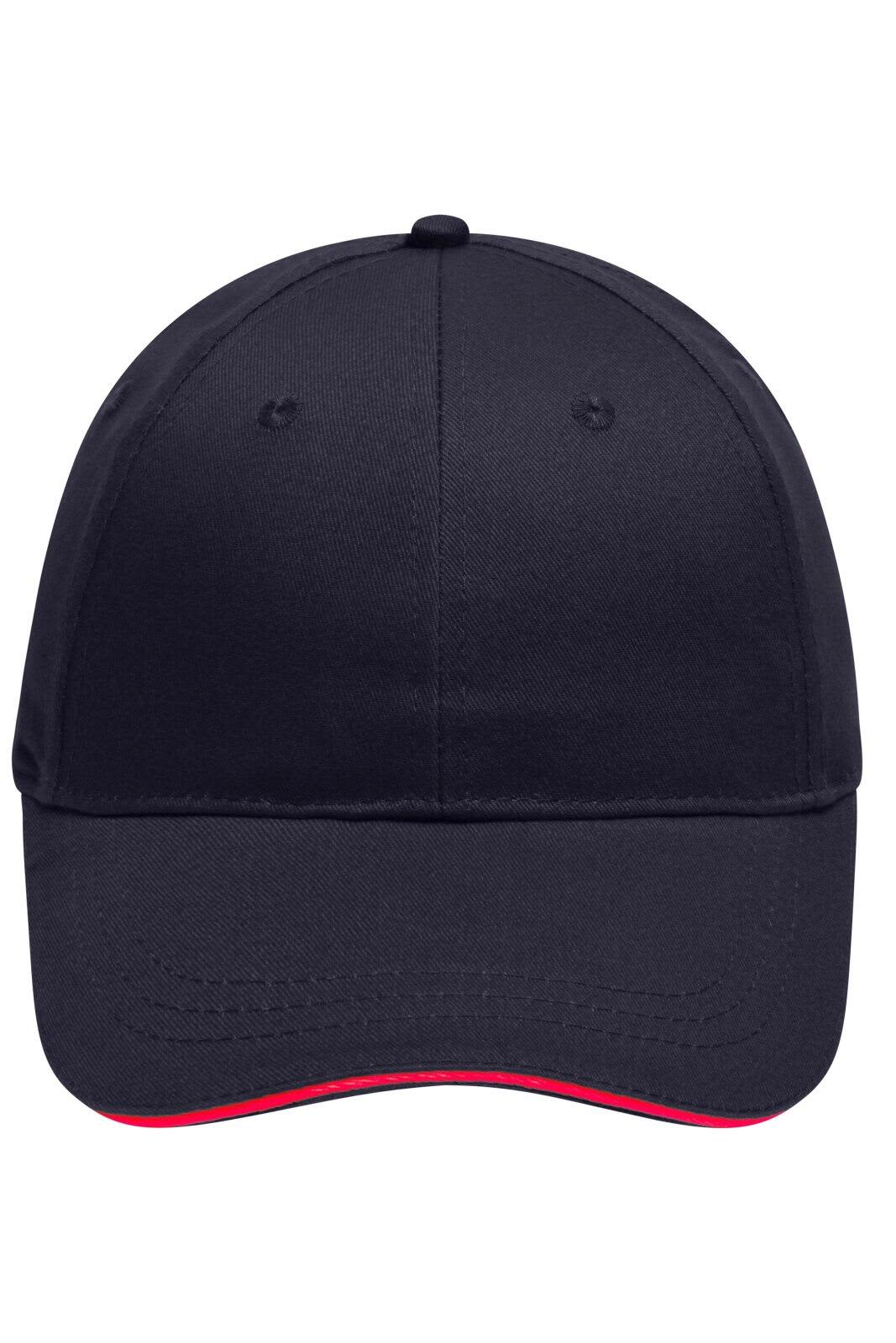 6 Panel Brushed Sandwich Cap