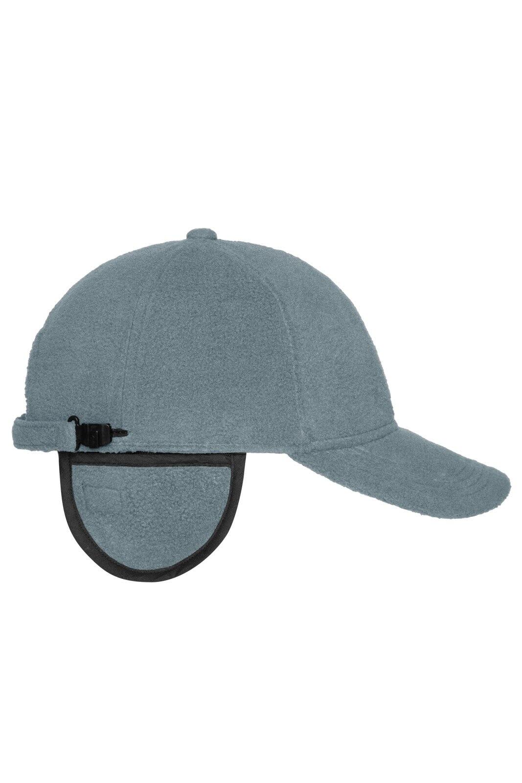 6 Panel Fleece Cap w/ Earflaps