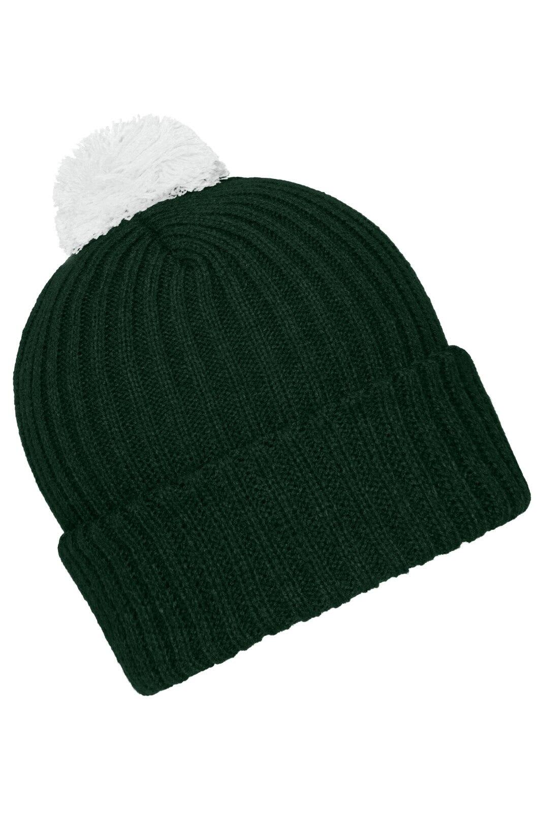 Knitted Beanie w/ Pompon