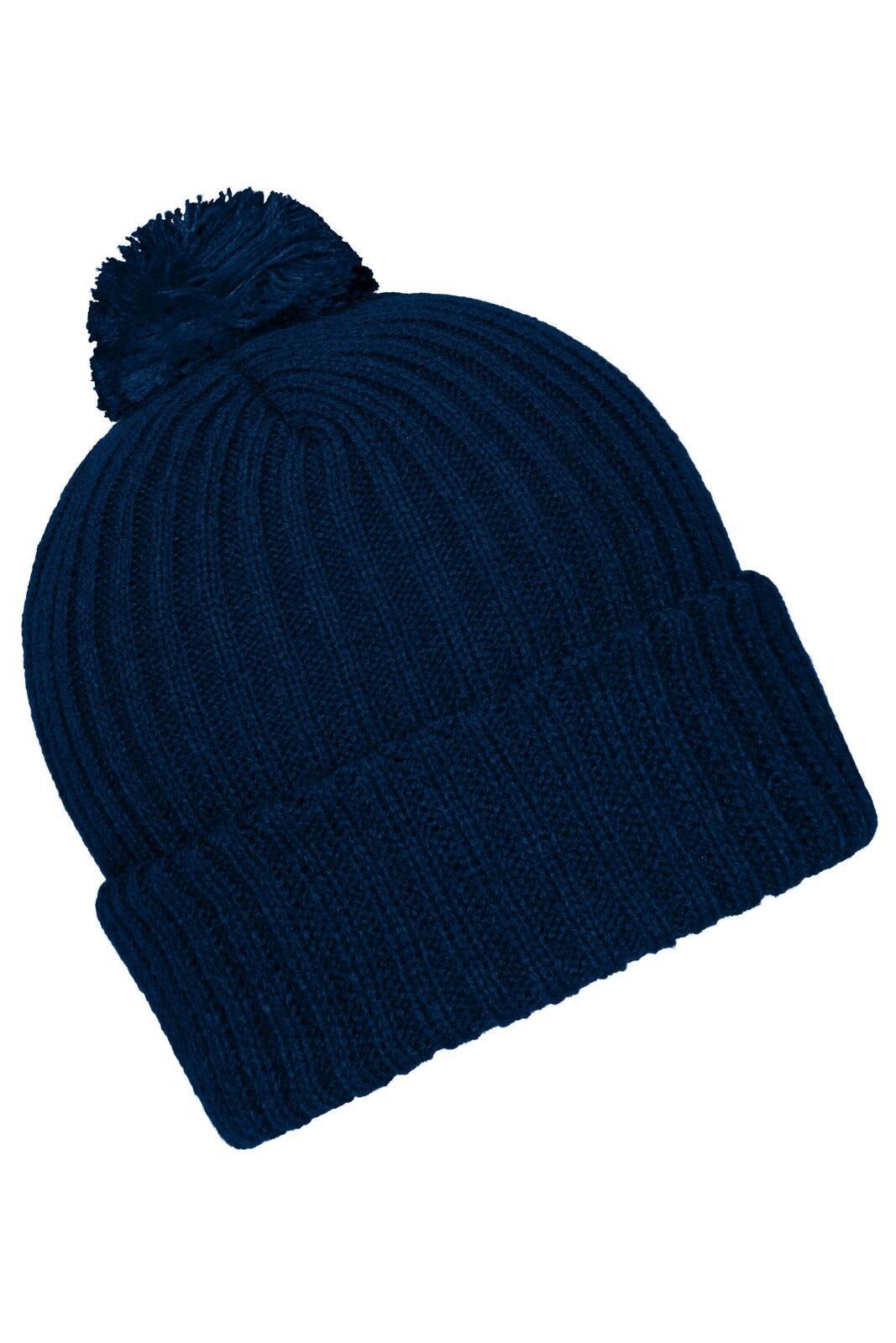 Knitted Beanie w/ Pompon