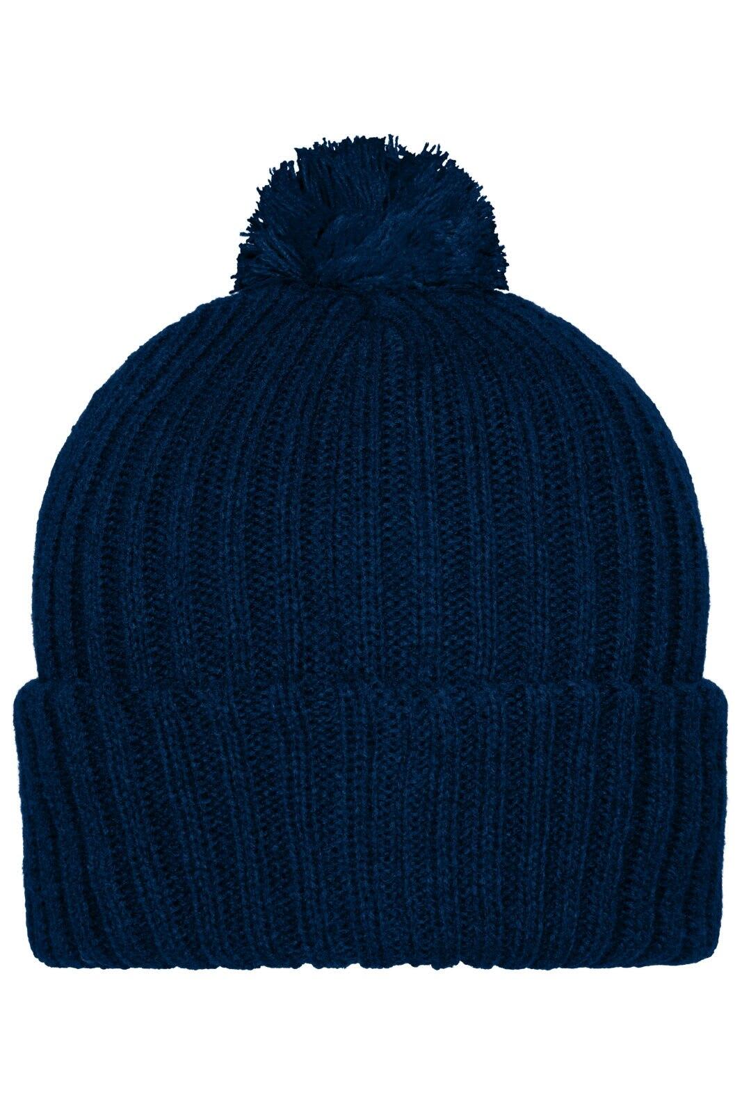 Knitted Beanie w/ Pompon
