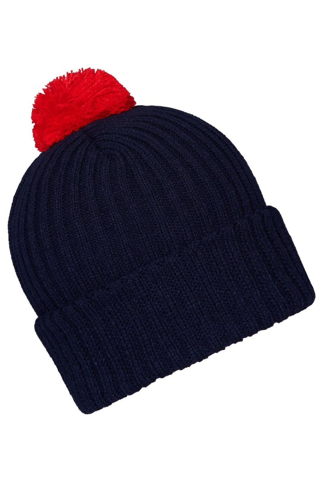 Knitted Beanie w/ Pompon