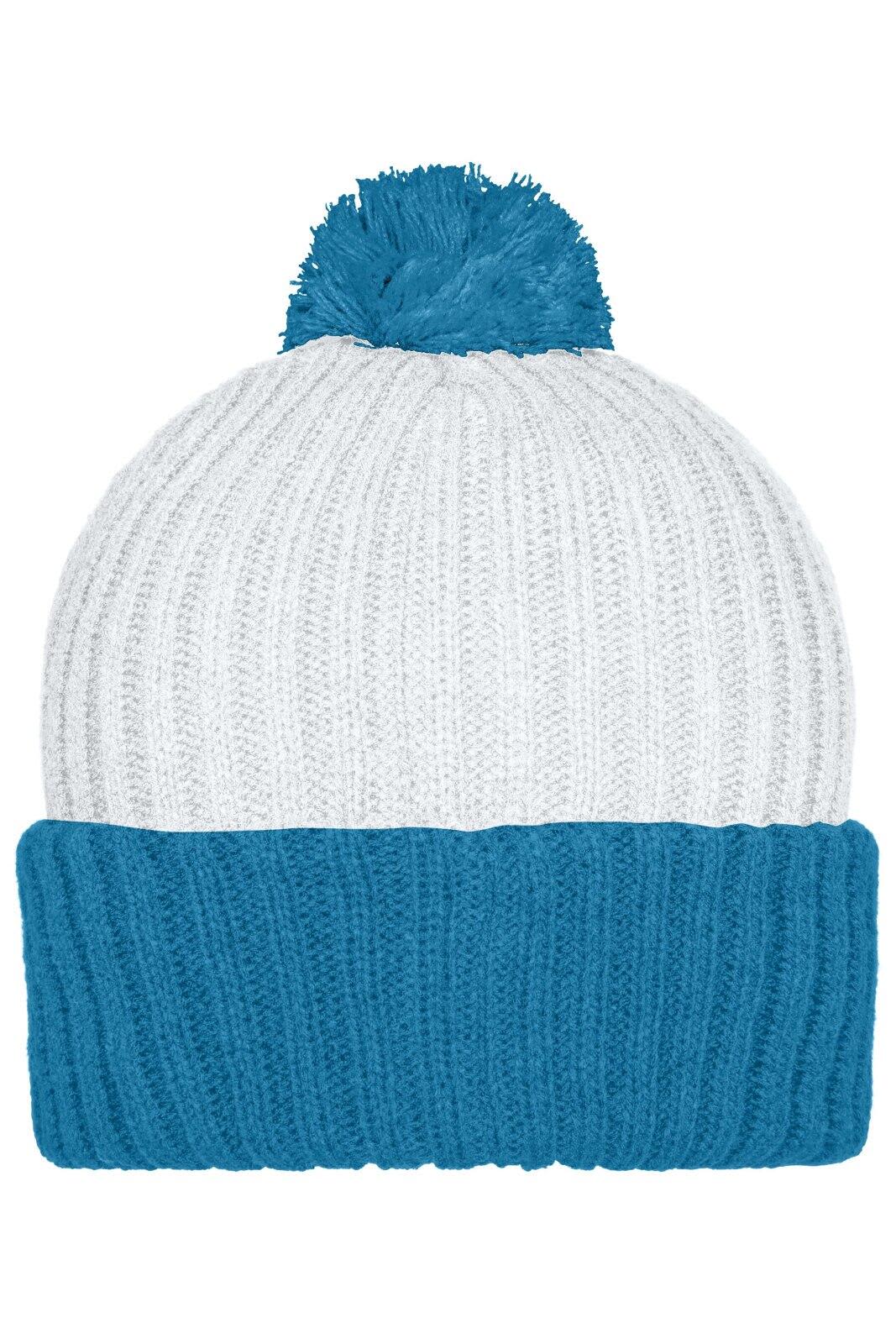 Knitted Beanie w/ Pompon