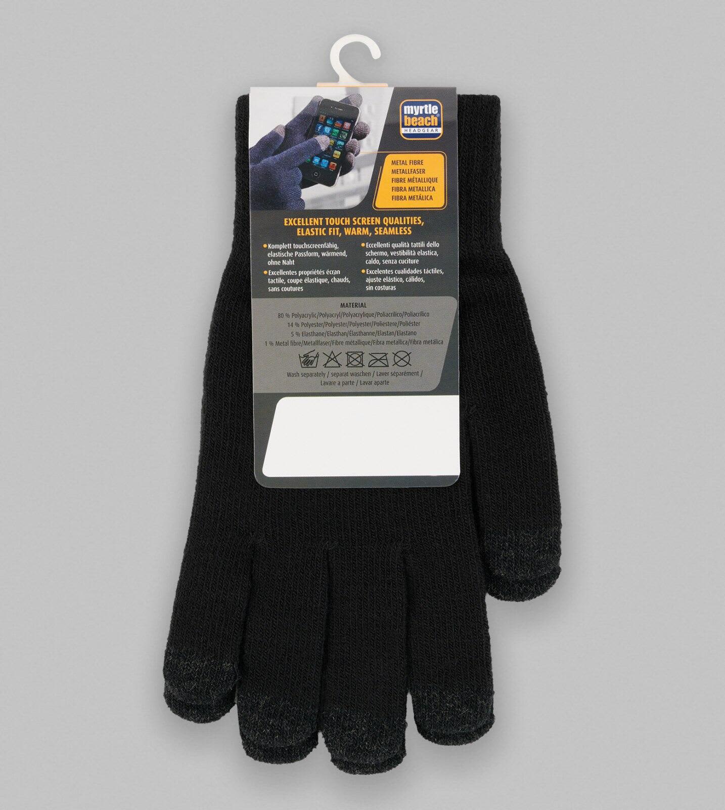 Touch-Screen Knitted Gloves