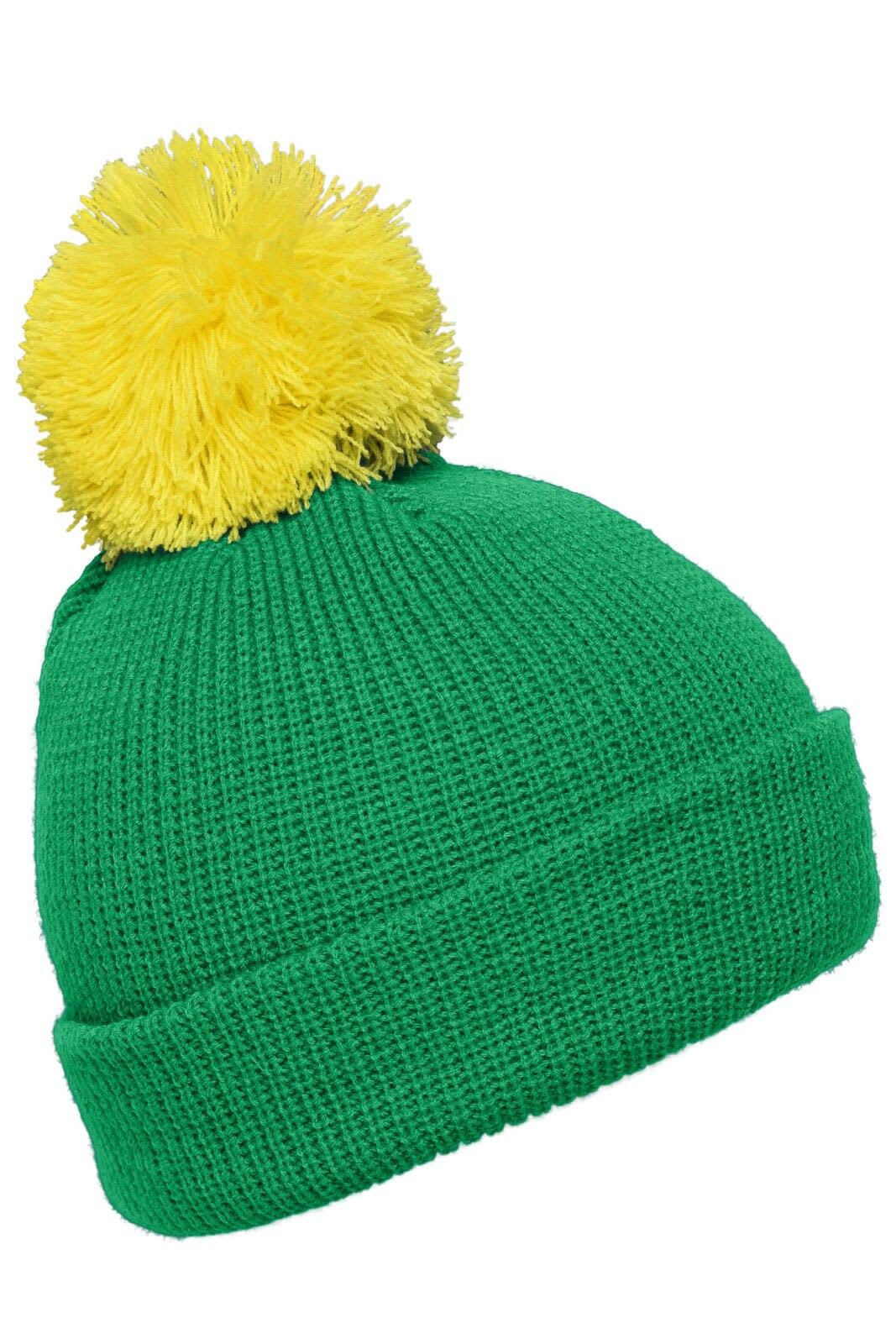Pompon Hat w/ Brim