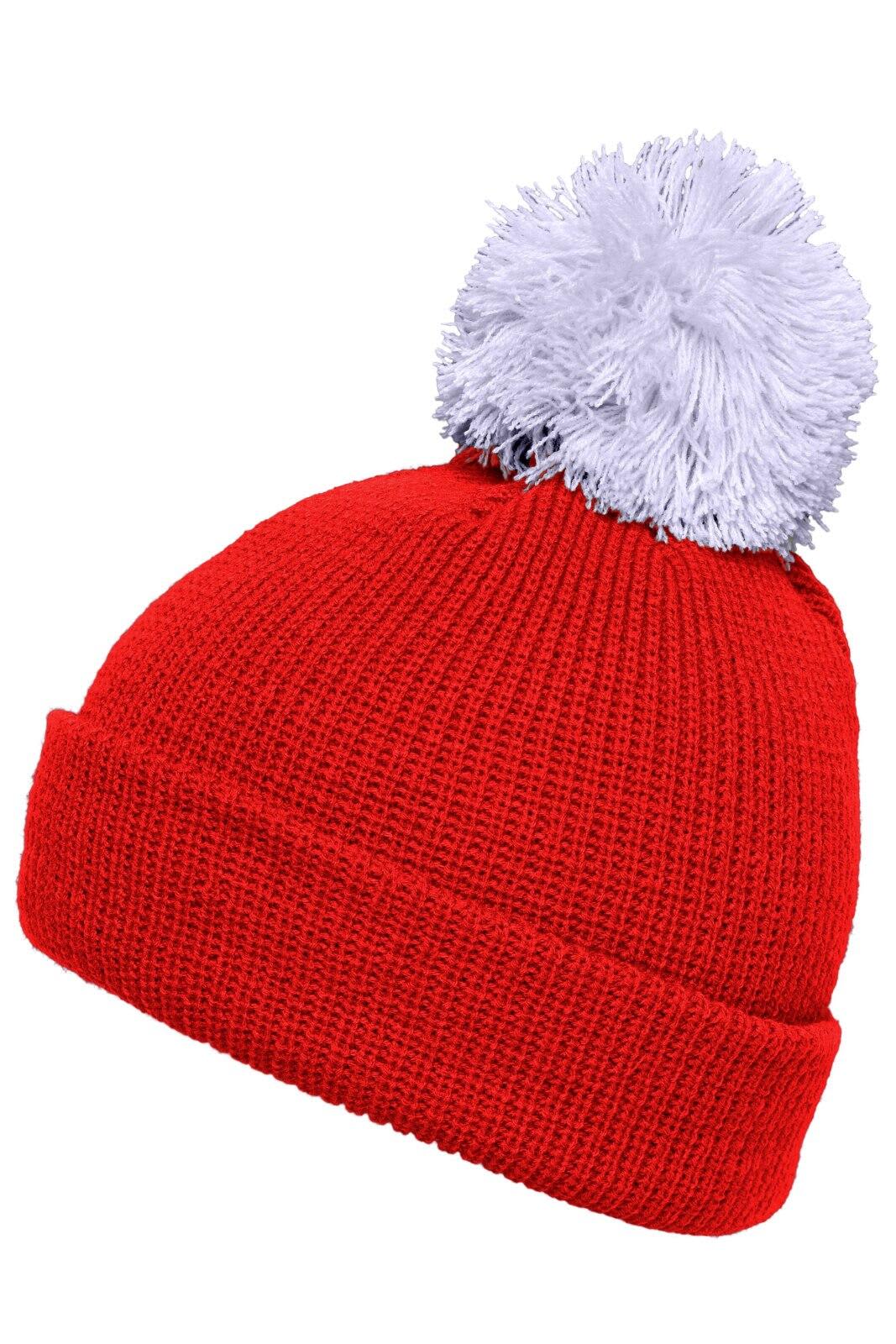 Pompon Hat w/ Brim