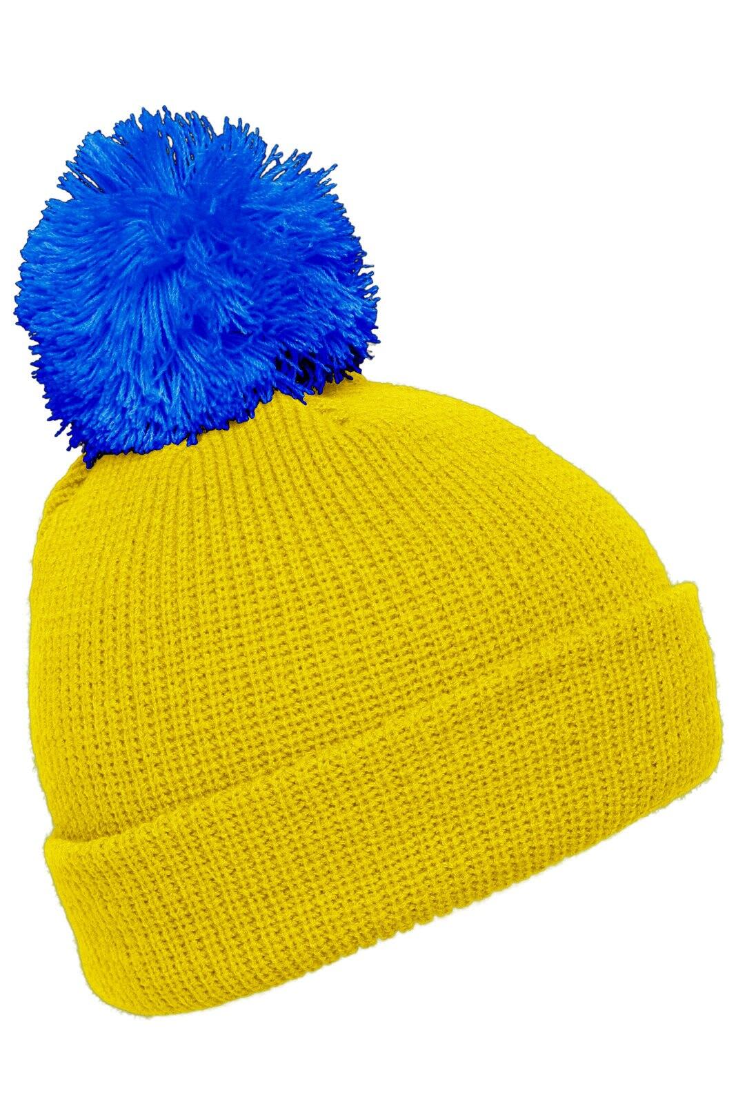 Pompon Hat w/ Brim